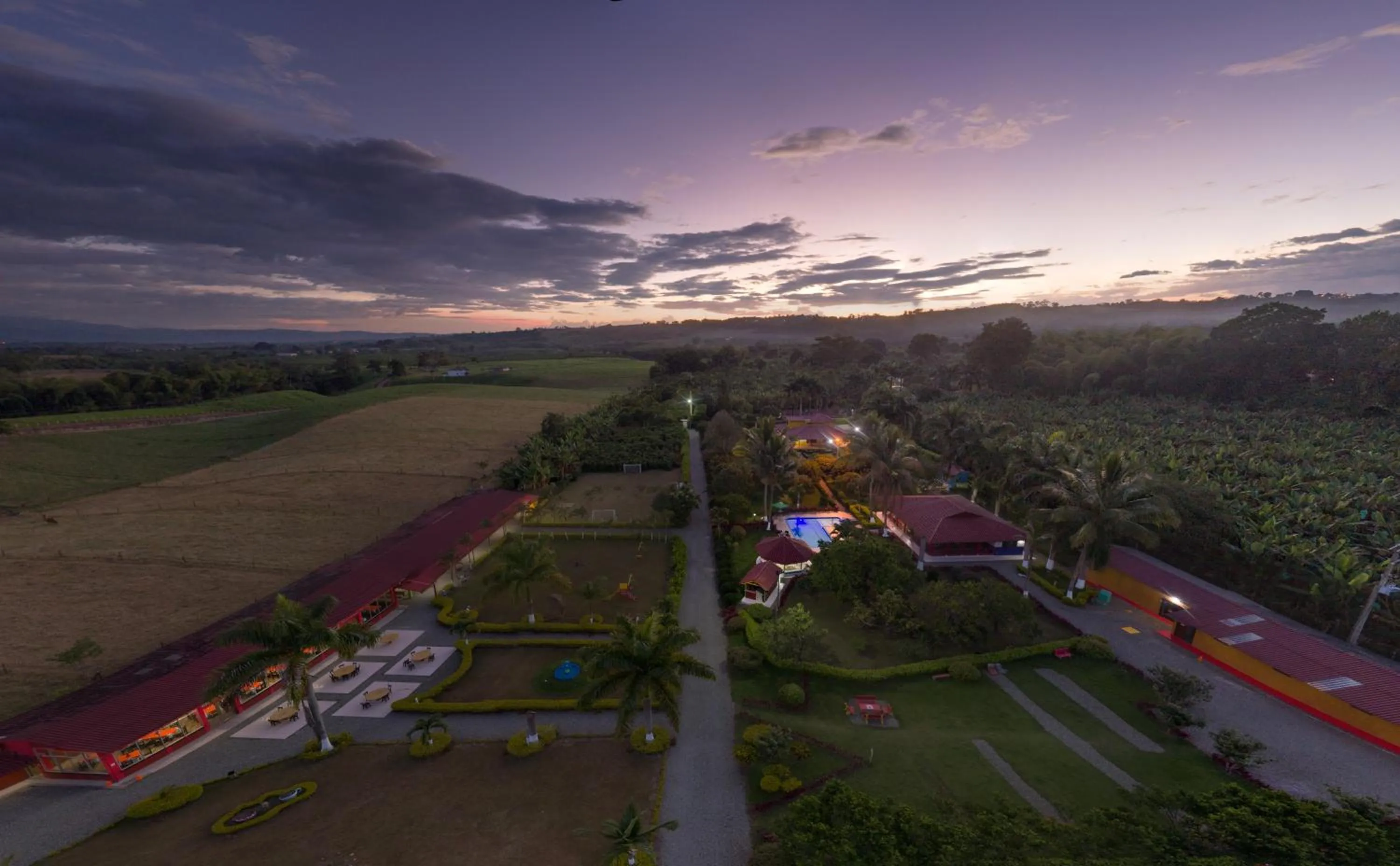 Bird's eye view in Hotel Campestre Los Tucanes