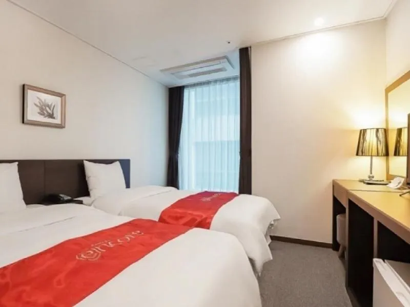 Bed in Hotel K-Tree Pyeongtaek
