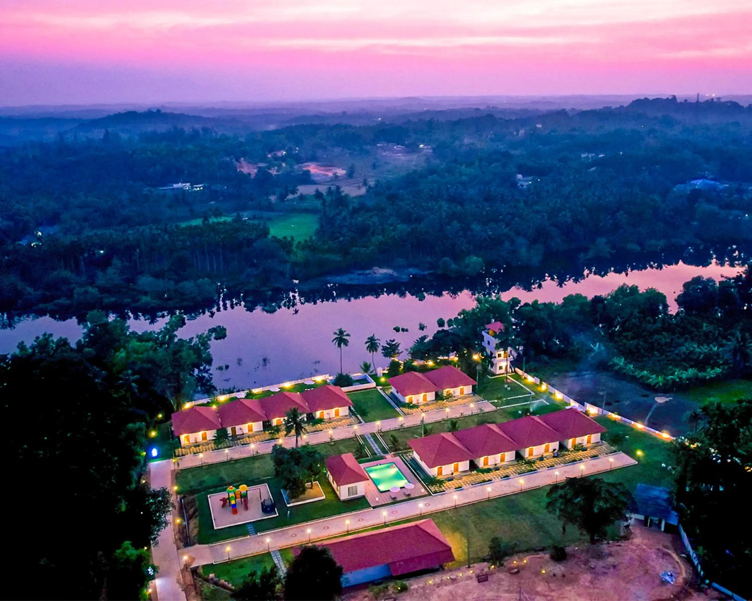 Sunset in Breathe Resorts