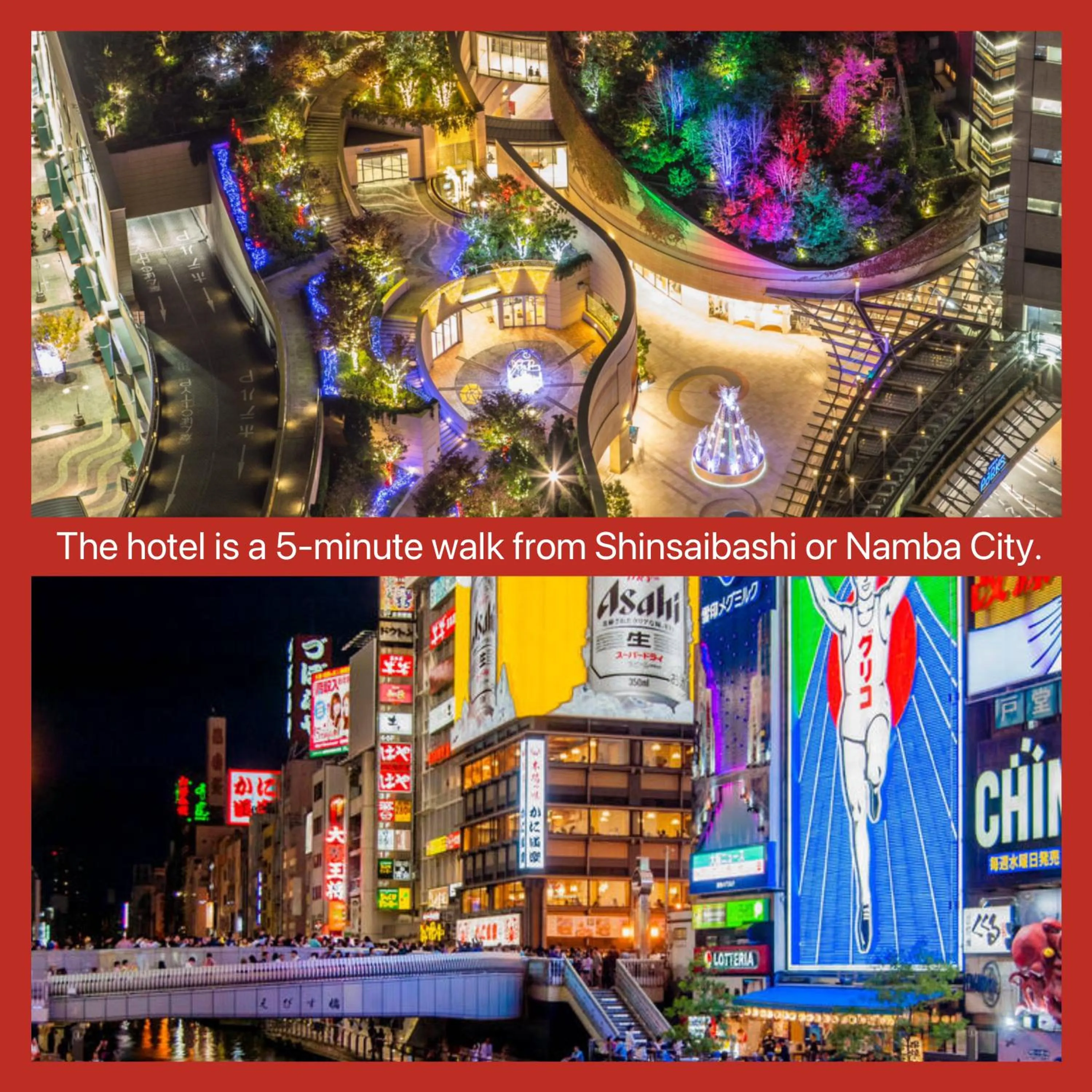 Nearby landmark in Hotel Arashi Namba No002