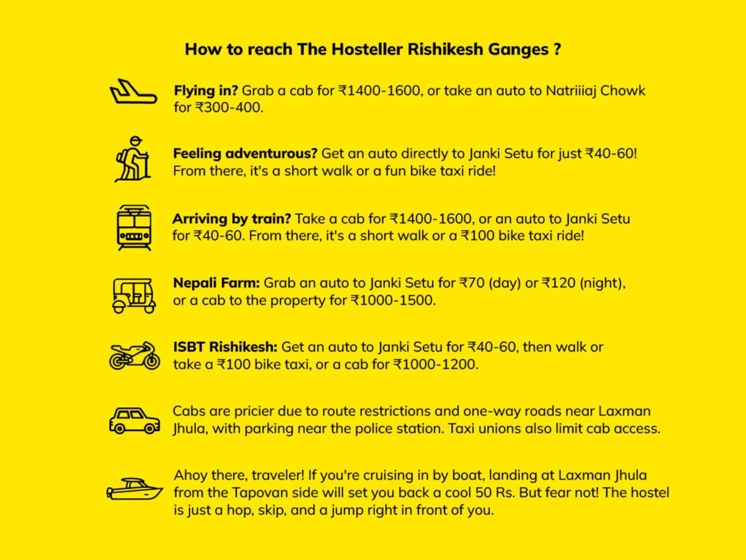 Property logo or sign in The Hosteller Rishikesh, Ganges