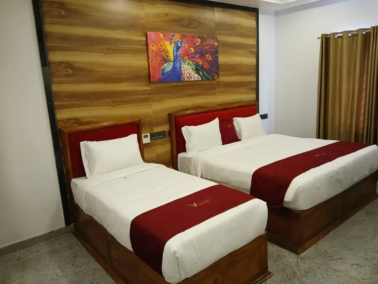 Bed in Ramraj Resort