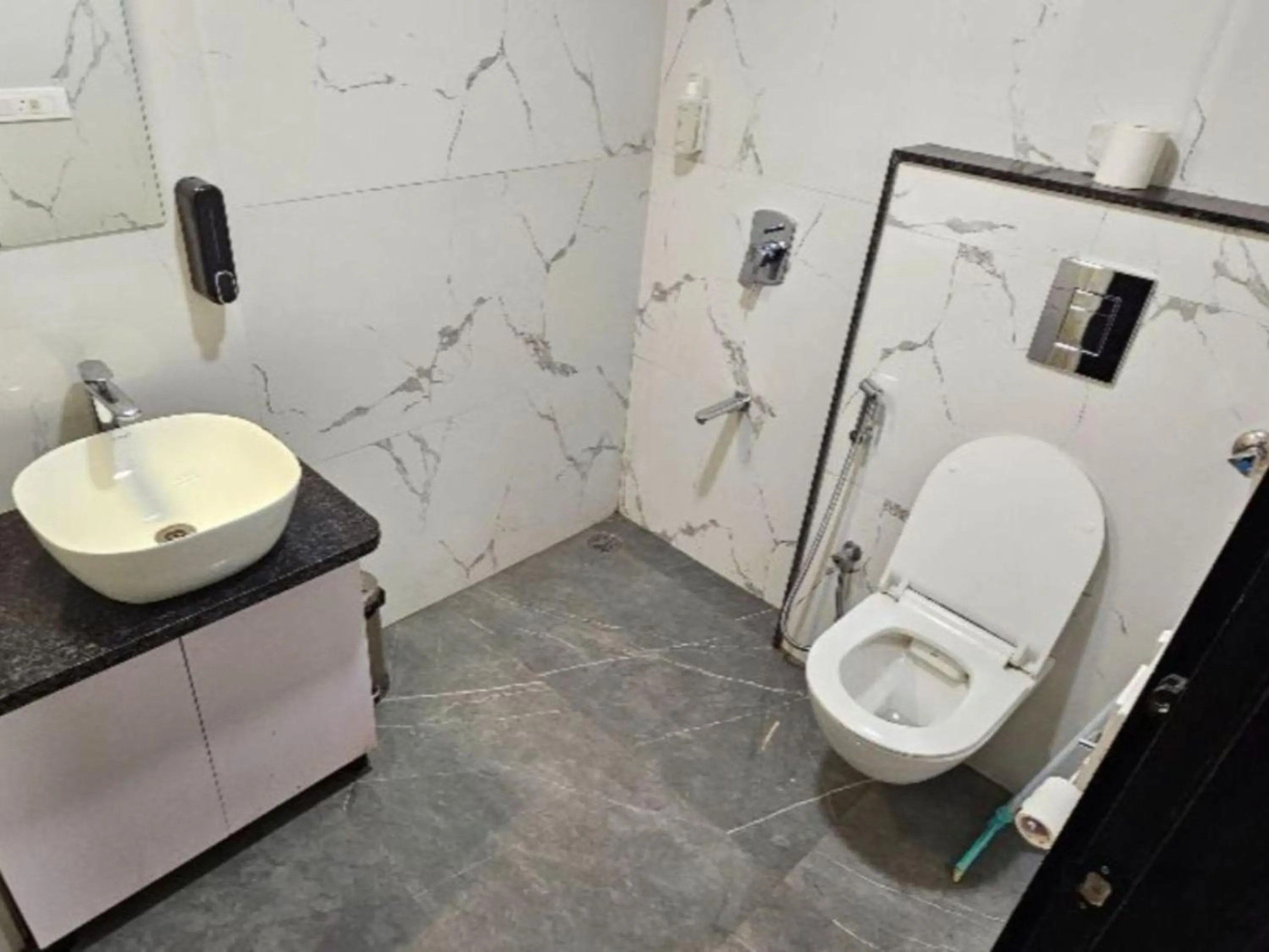 Bathroom in The Hosteller Jaipur, MI Road