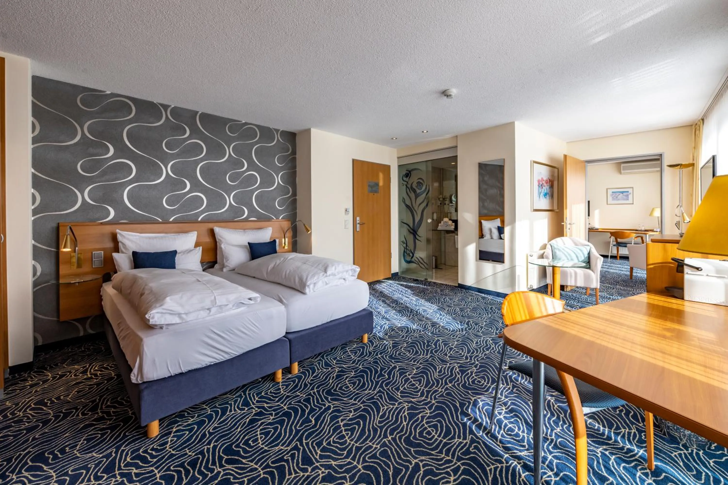 Photo of the whole room, Bed in Hotel Seehof Haltern am See