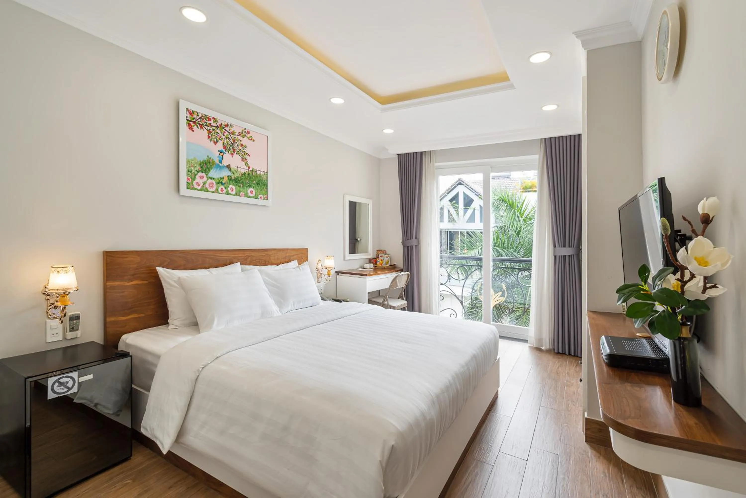 Bed in El Ocaso Boutique Hotel