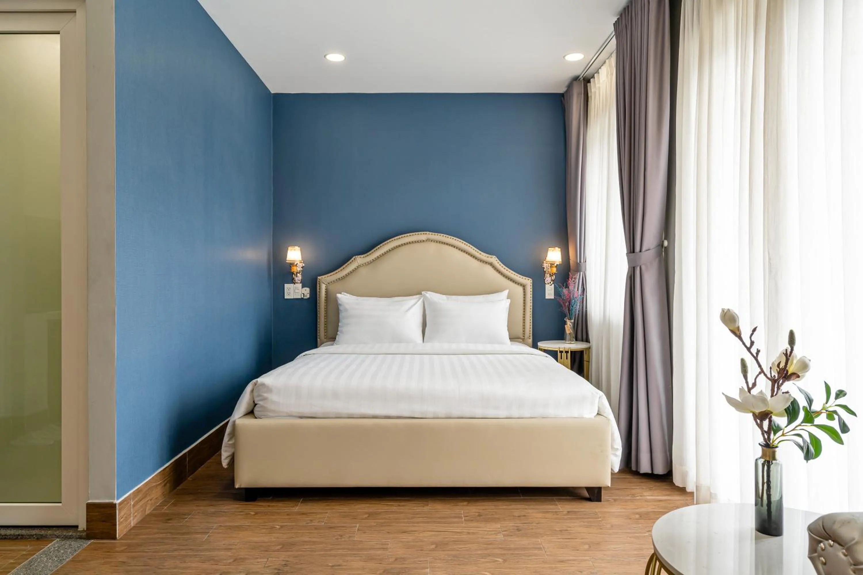 Bed in El Ocaso Boutique Hotel