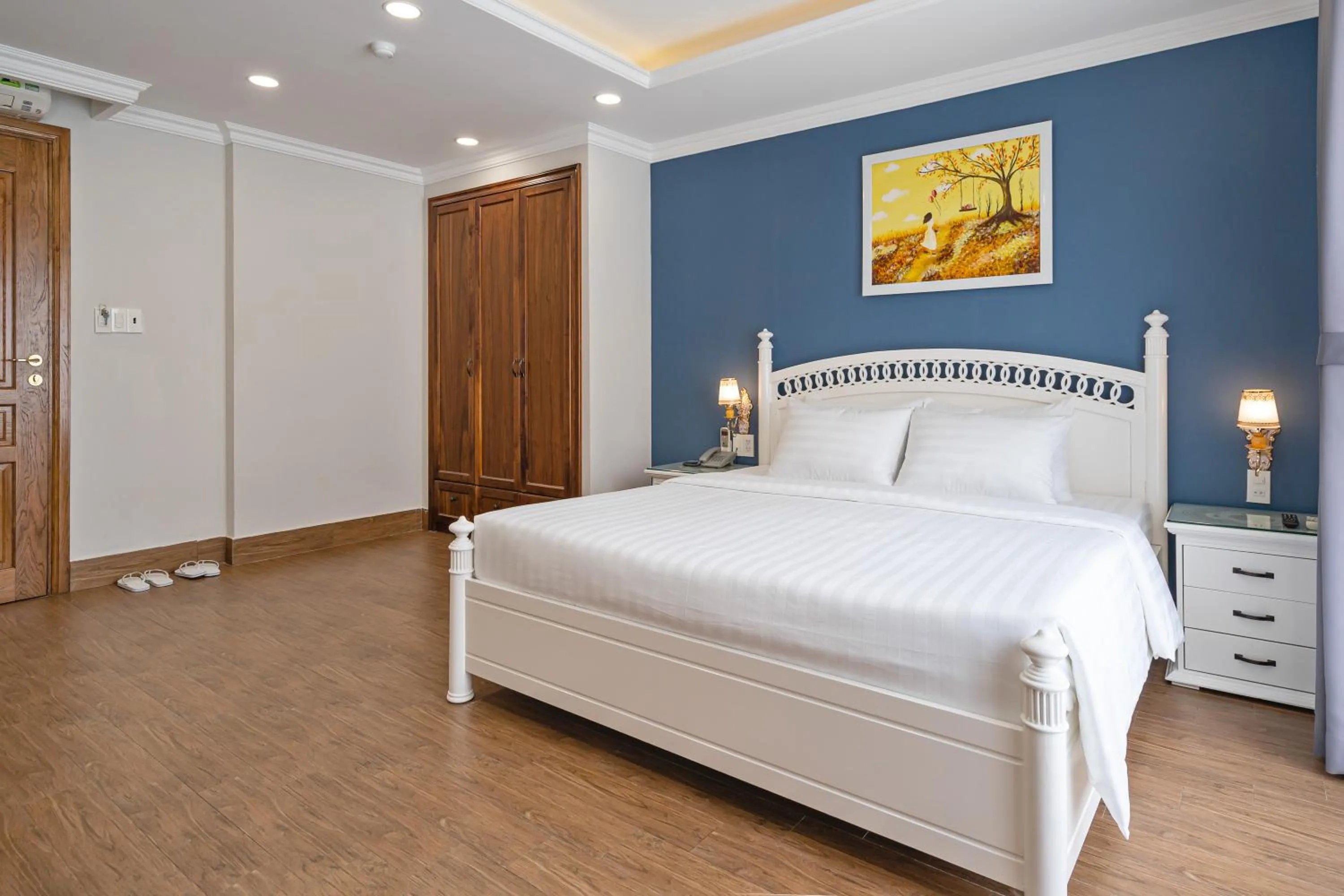 Bed in El Ocaso Boutique Hotel