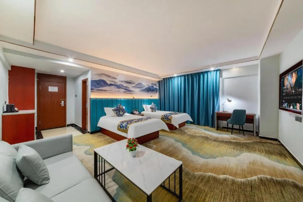 Bed in Yue Lai Yue Hotel