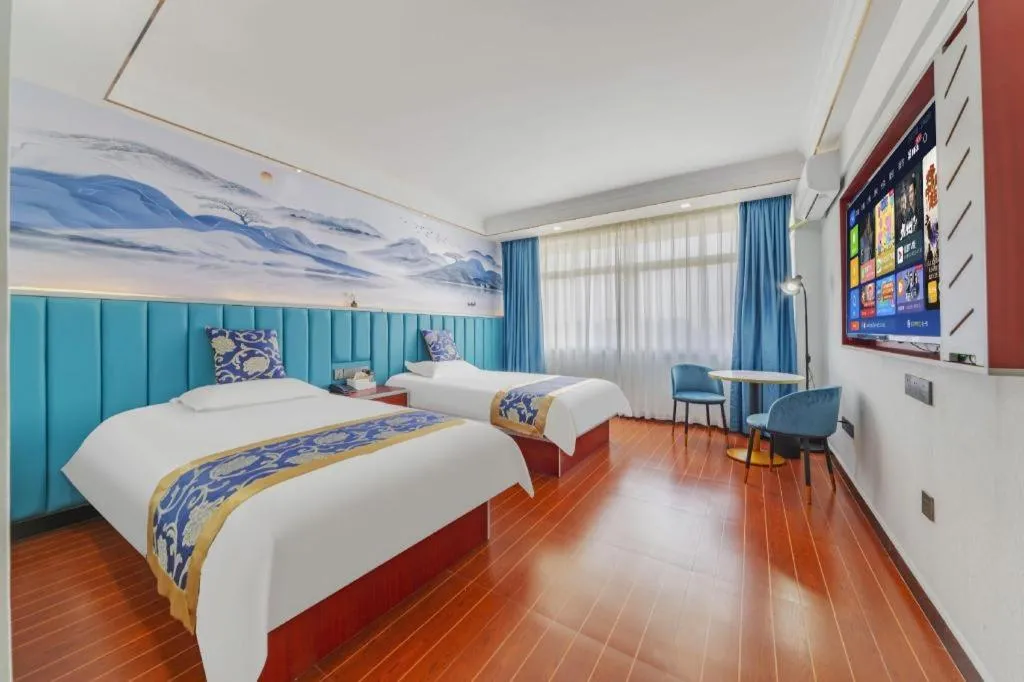 Bed in Yue Lai Yue Hotel