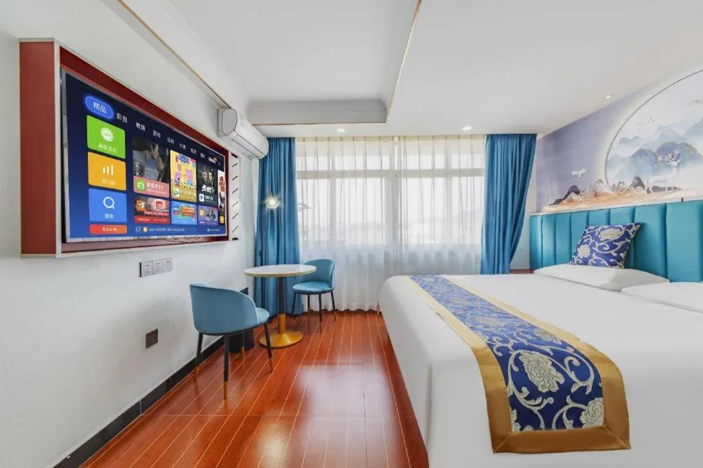 Bed in Yue Lai Yue Hotel