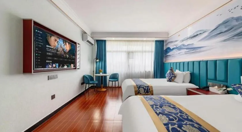 Bed in Yue Lai Yue Hotel