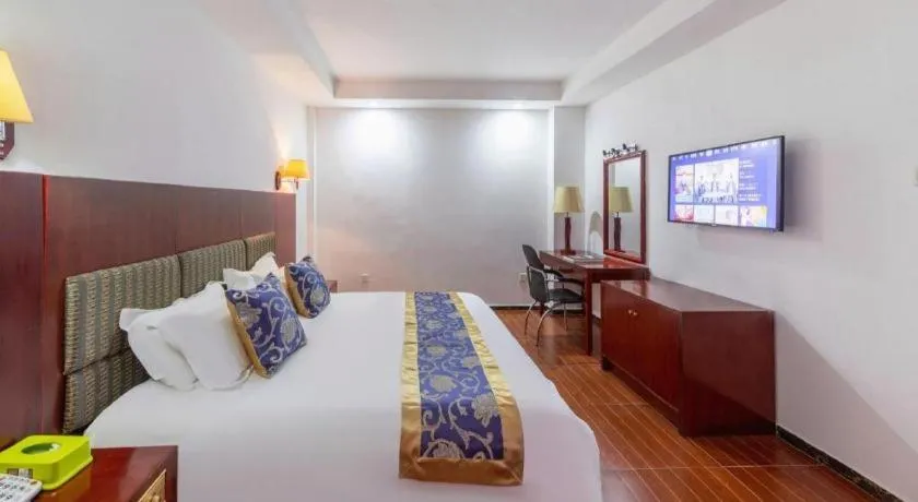 Bed in Yue Lai Yue Hotel