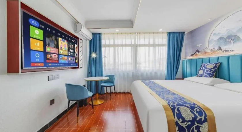 Bed in Yue Lai Yue Hotel