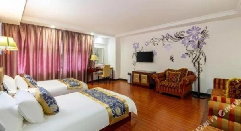 Bed in Yue Lai Yue Hotel