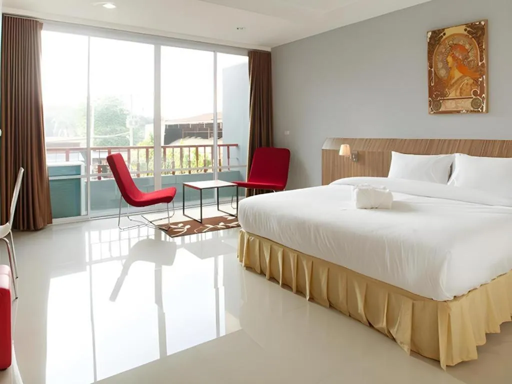 Bed in Soontree House Hotel