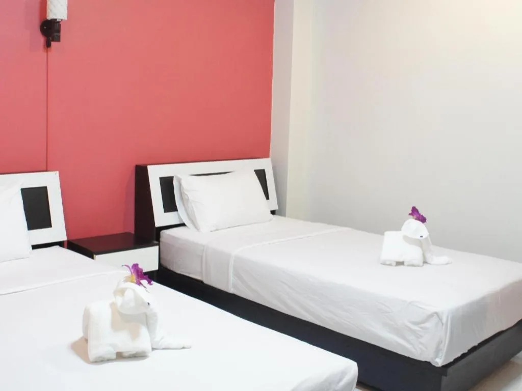 Bed in Nan Treasure Hotel