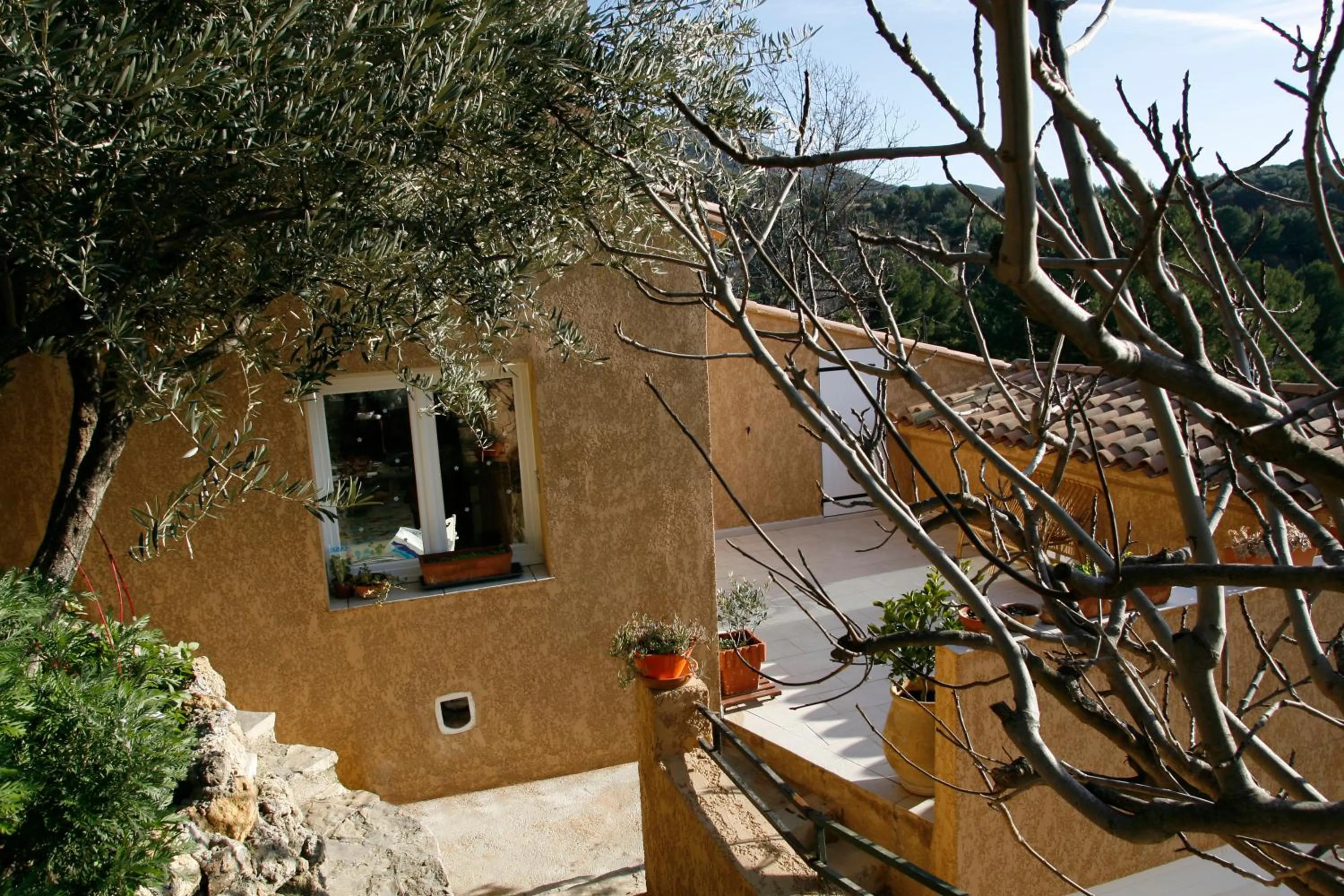 Patio in B&B La Campagne