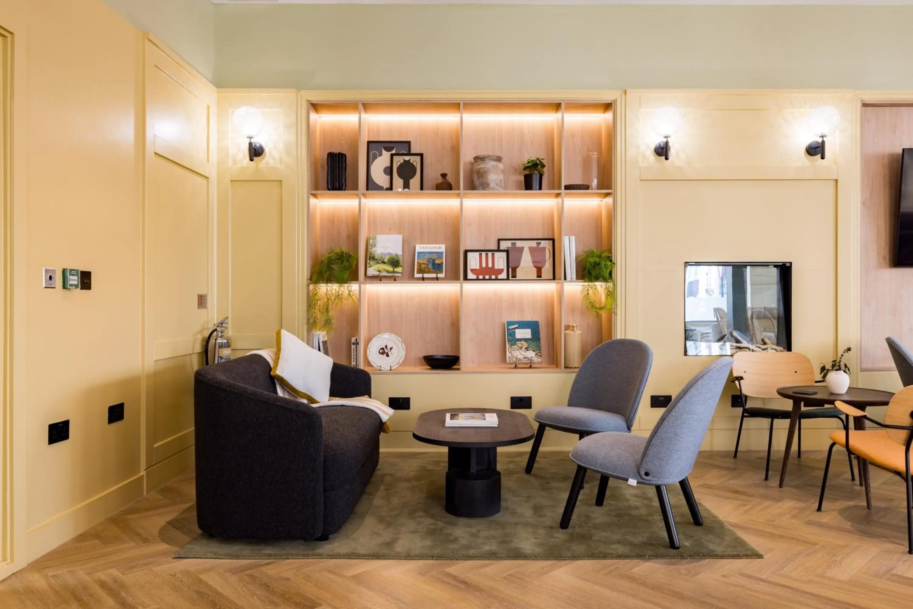 Communal lounge/ TV room in Charles Hope Birmingham Centre