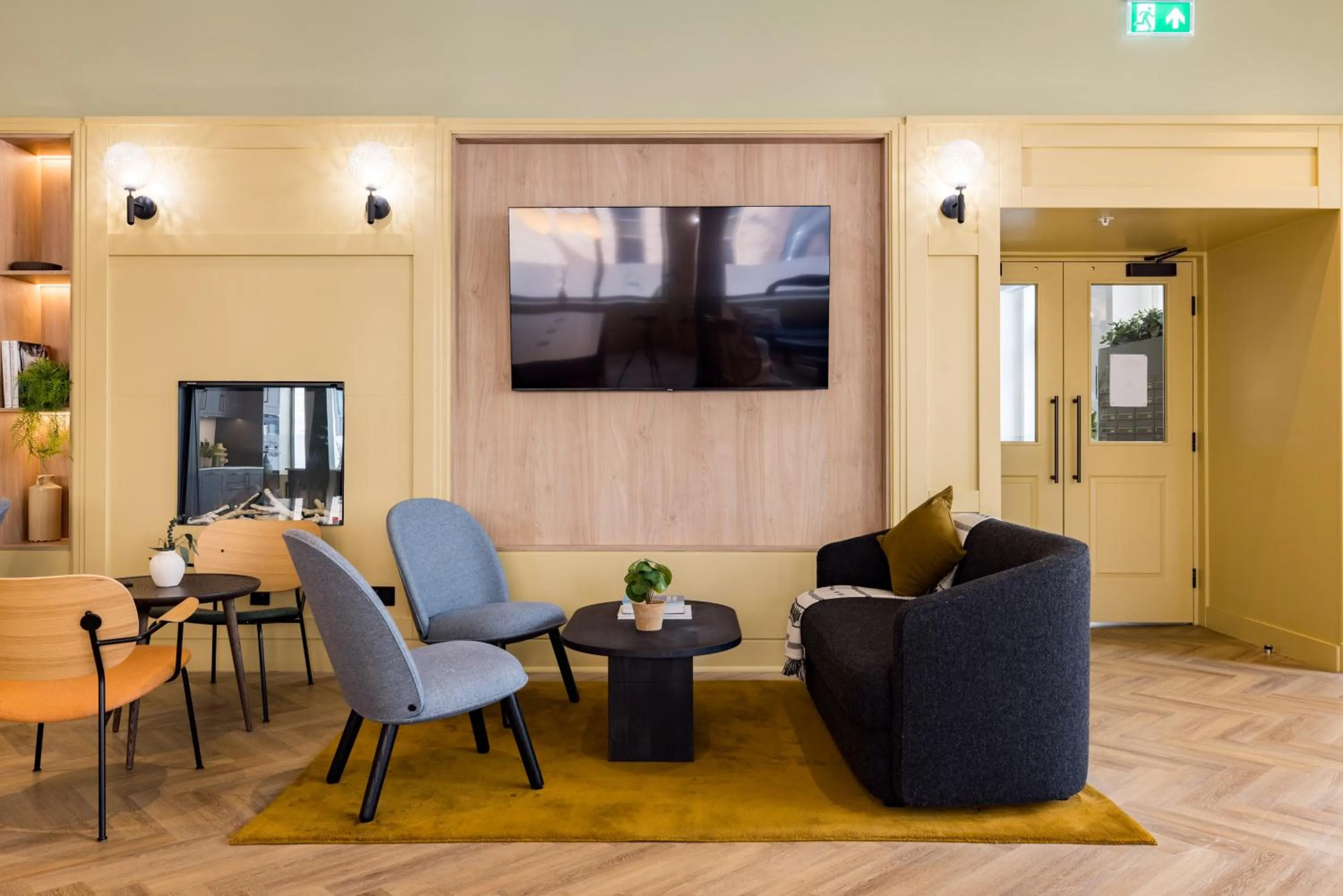 Communal lounge/ TV room in Charles Hope Birmingham Centre