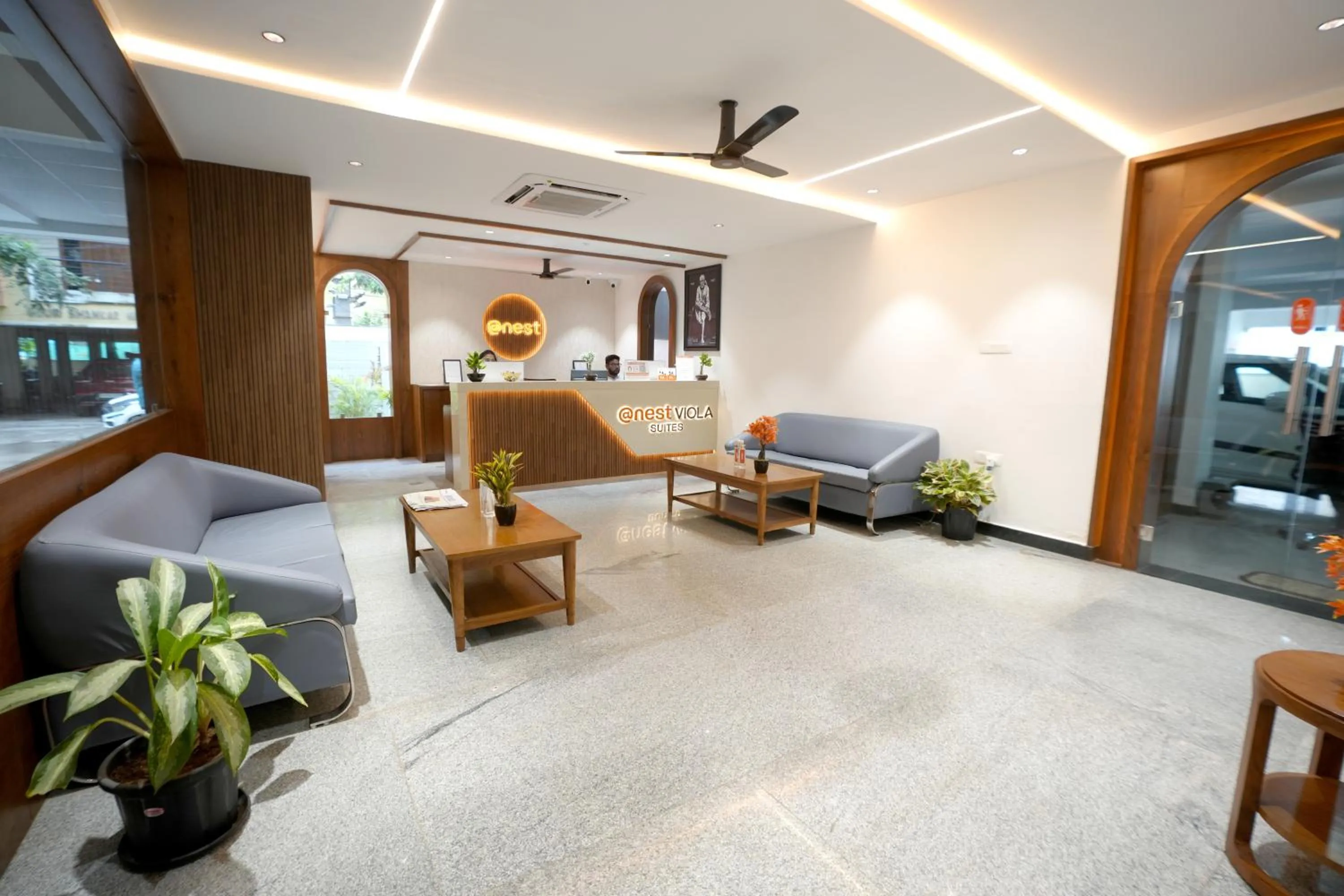 Living room in Hotel Viola Suites Madhapur, Business Hotel