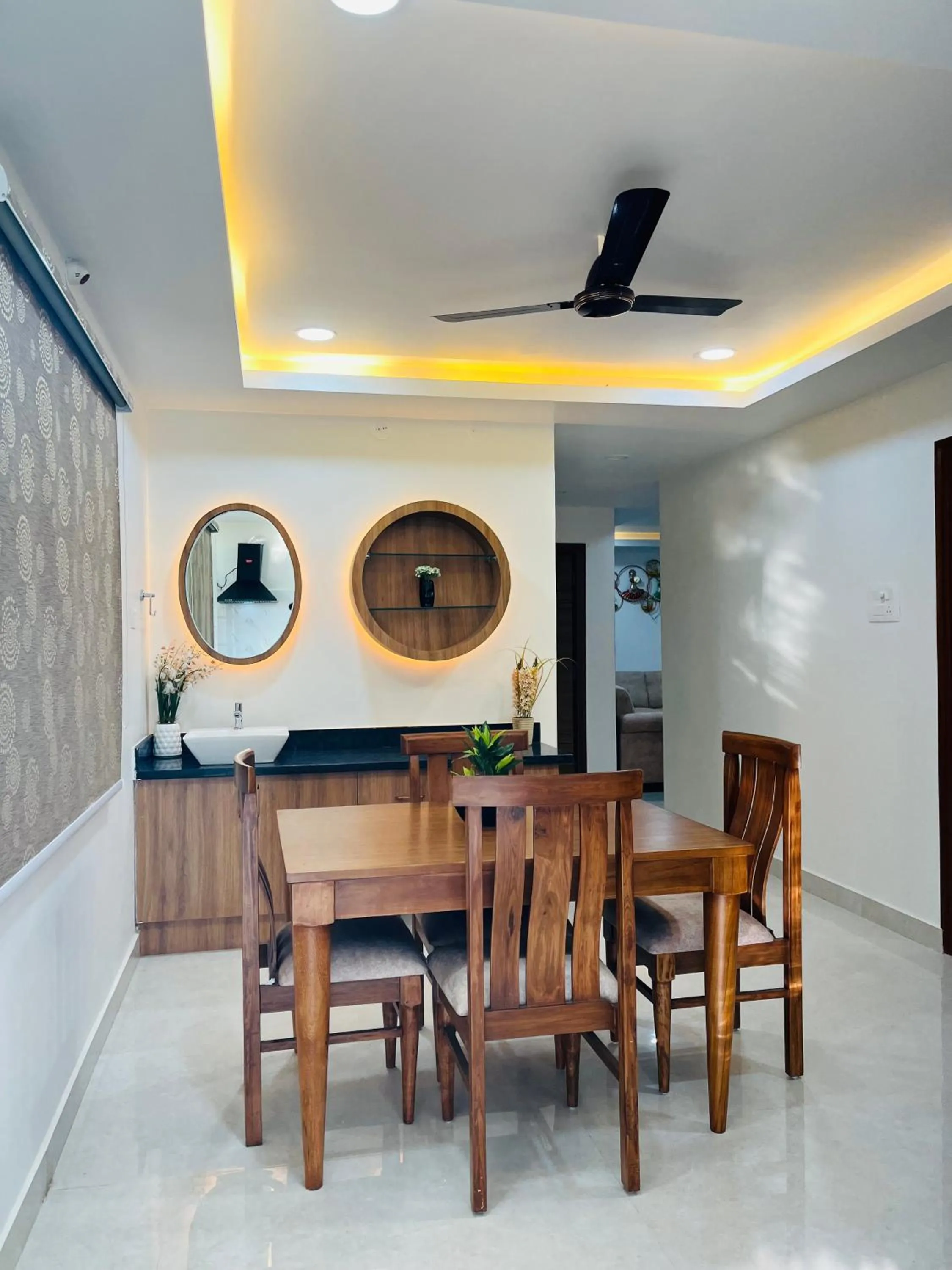 Dining area in Hotel Viola Suites Madhapur, Business Hotel