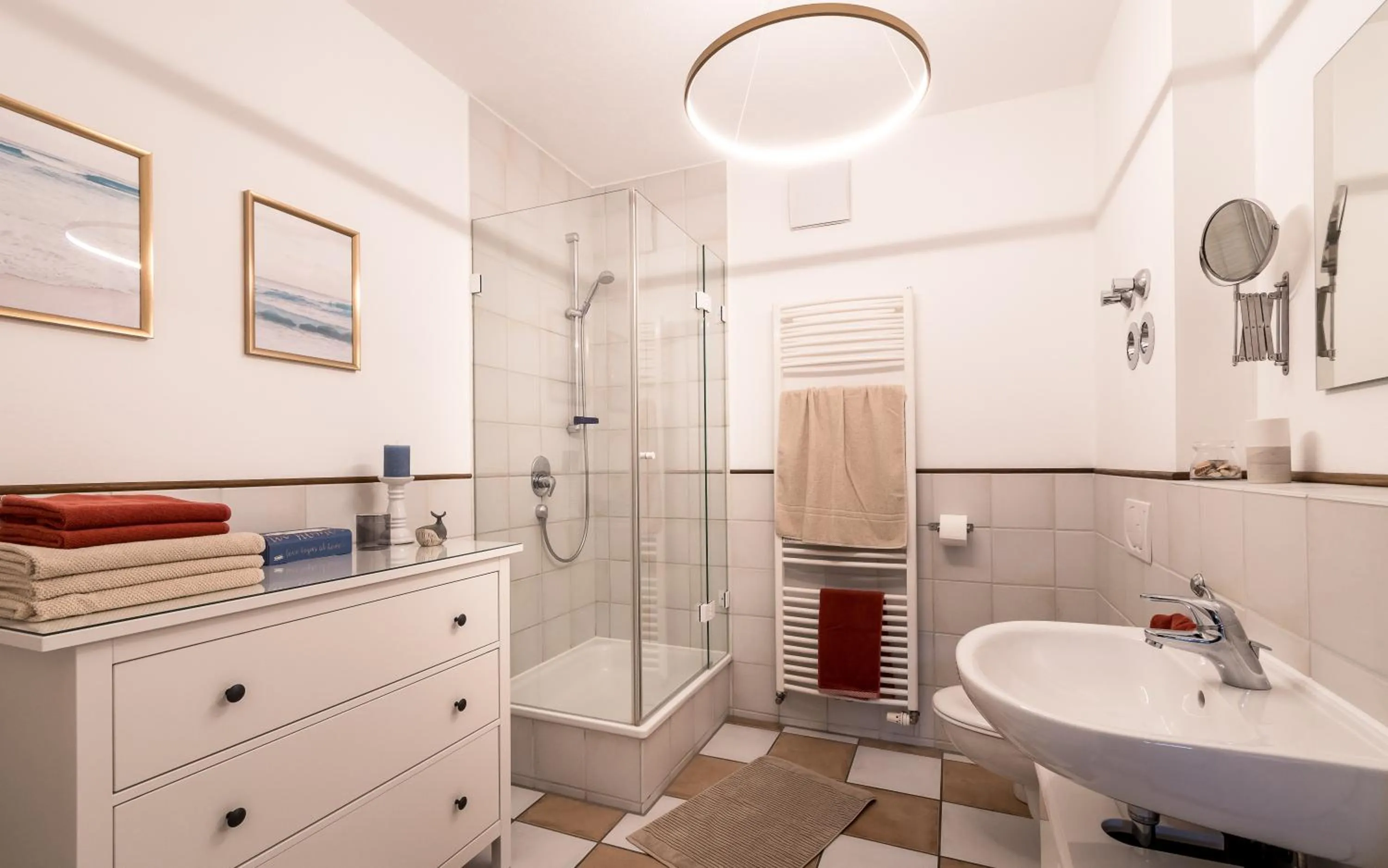 Bathroom in Ferienwohnung Hainzinger