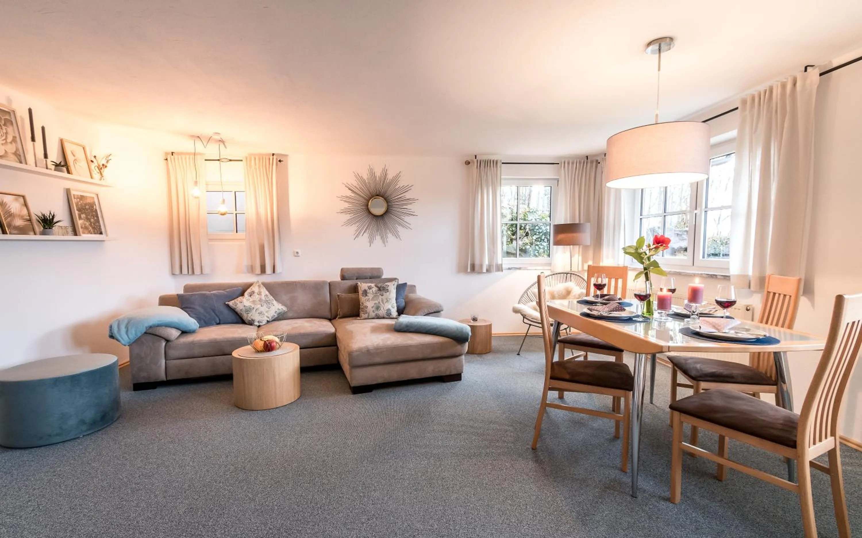 Living room in Ferienwohnung Hainzinger