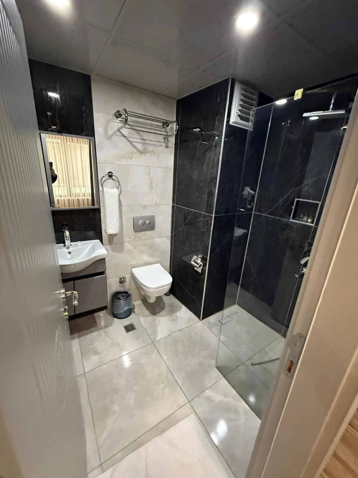 Shower in world say hotel