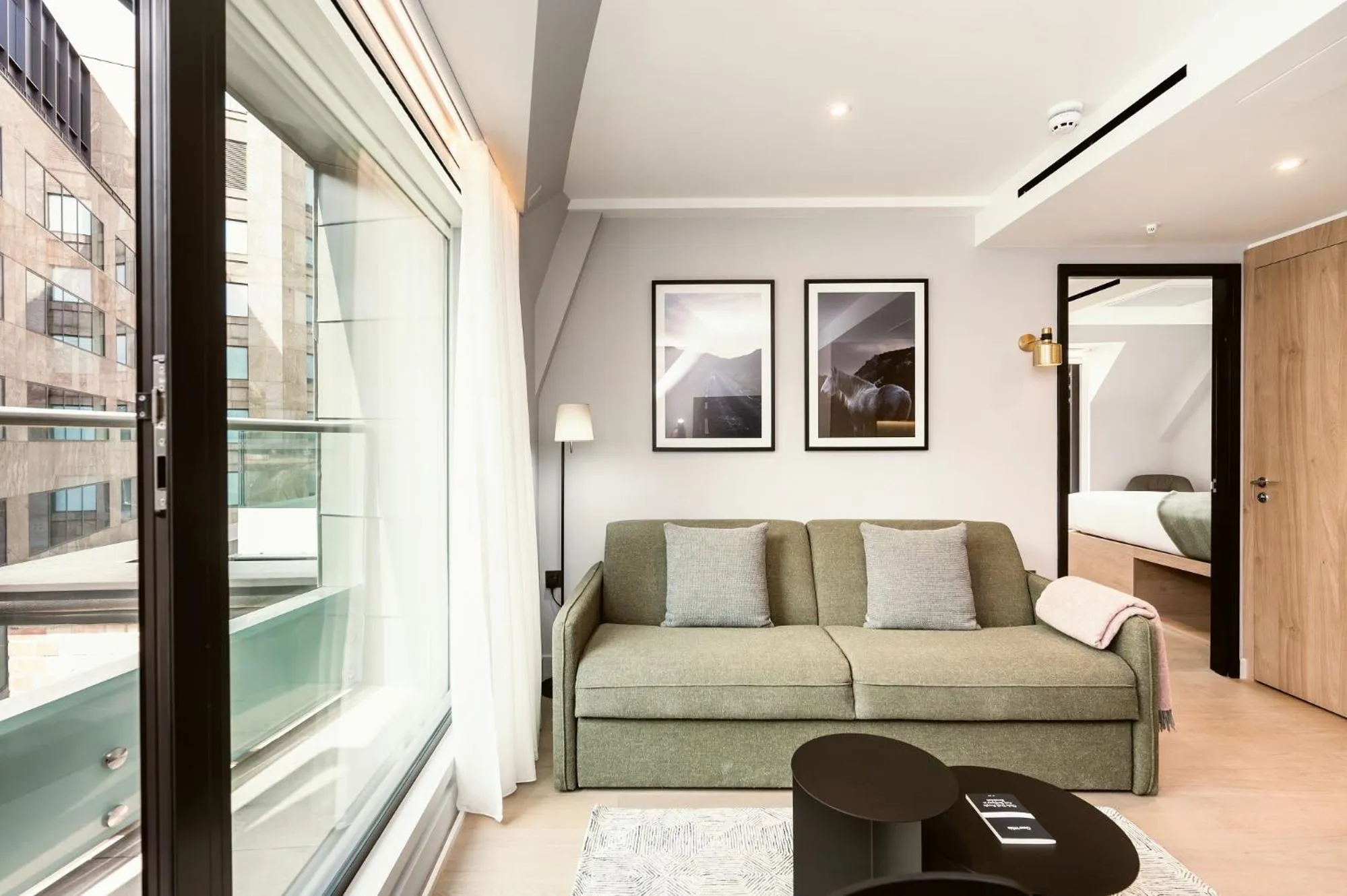 Living room in Wilde Aparthotels London Liverpool Street