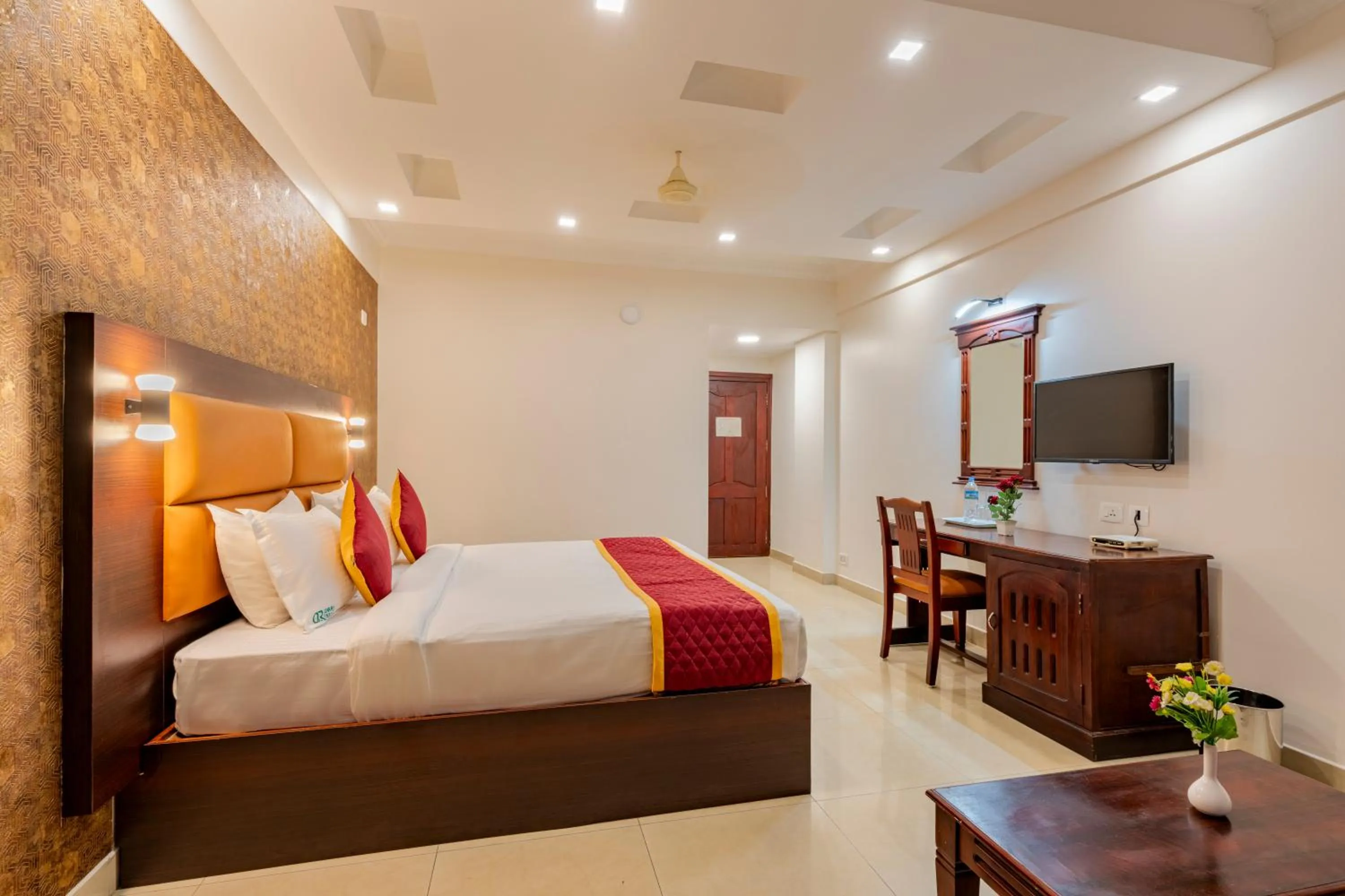 TV and multimedia, Bed in Daan Orchid Residency