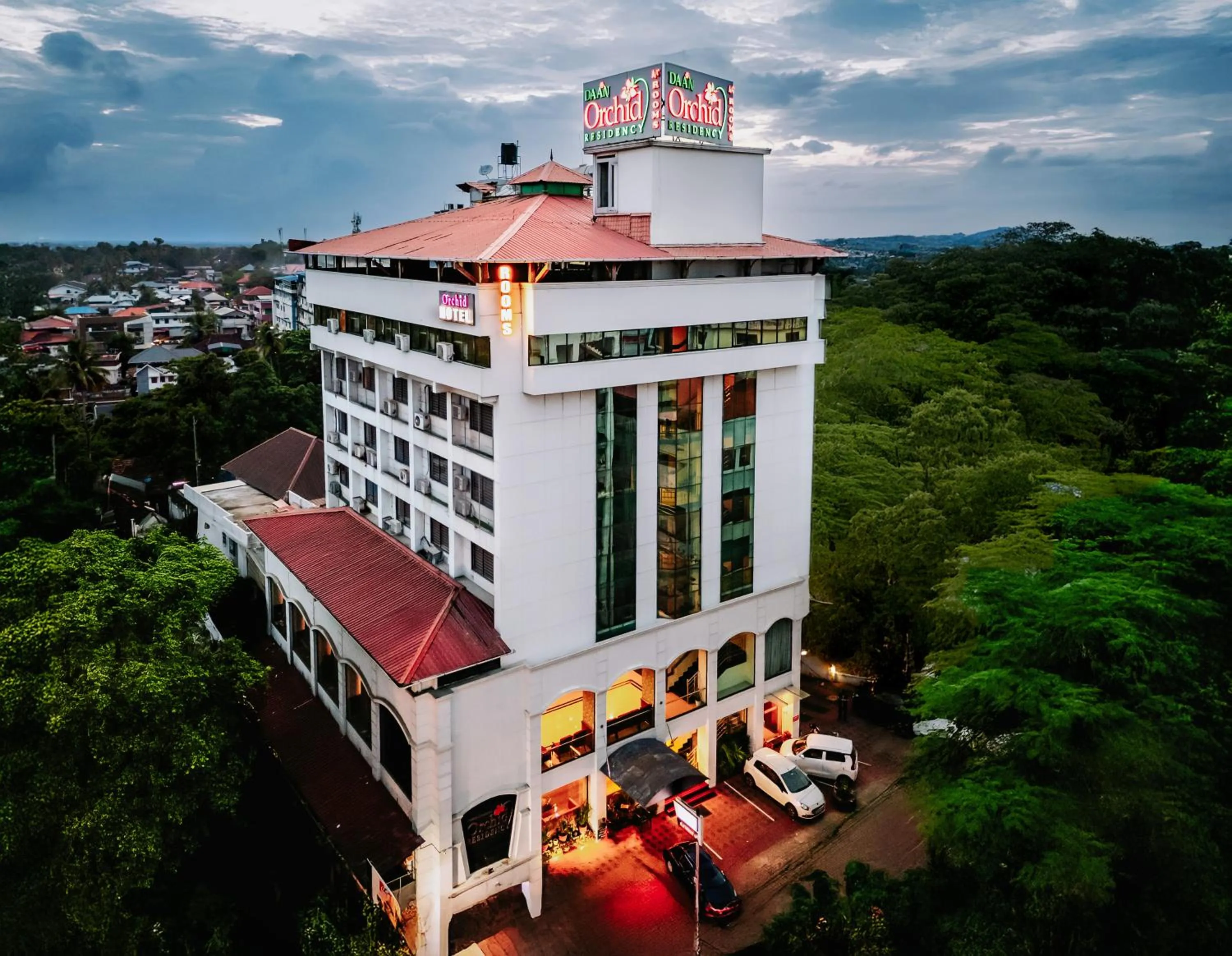 Property building in Daan Orchid Residency