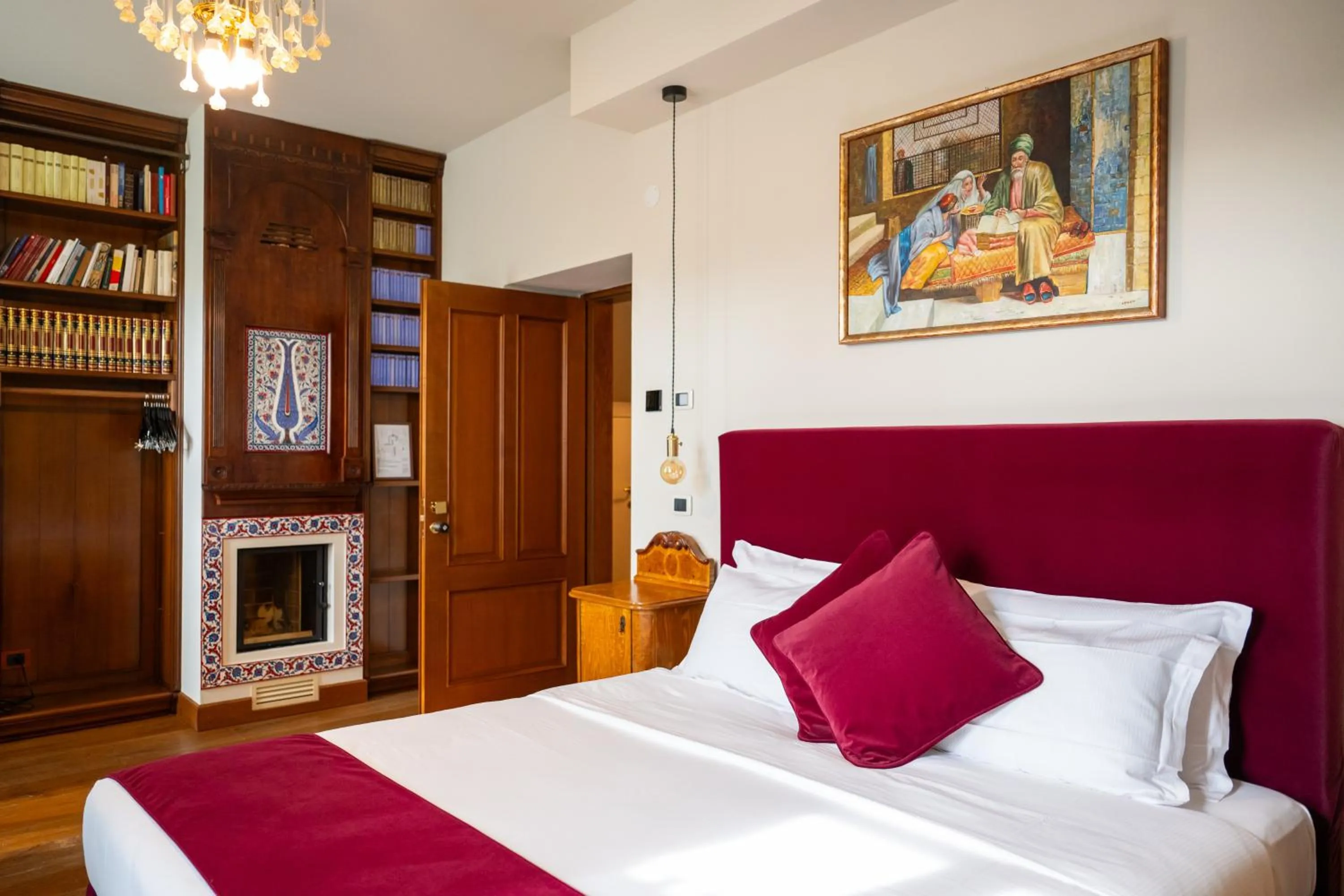 Bed in 1448 Antica Dimora Al Merlo Bianco