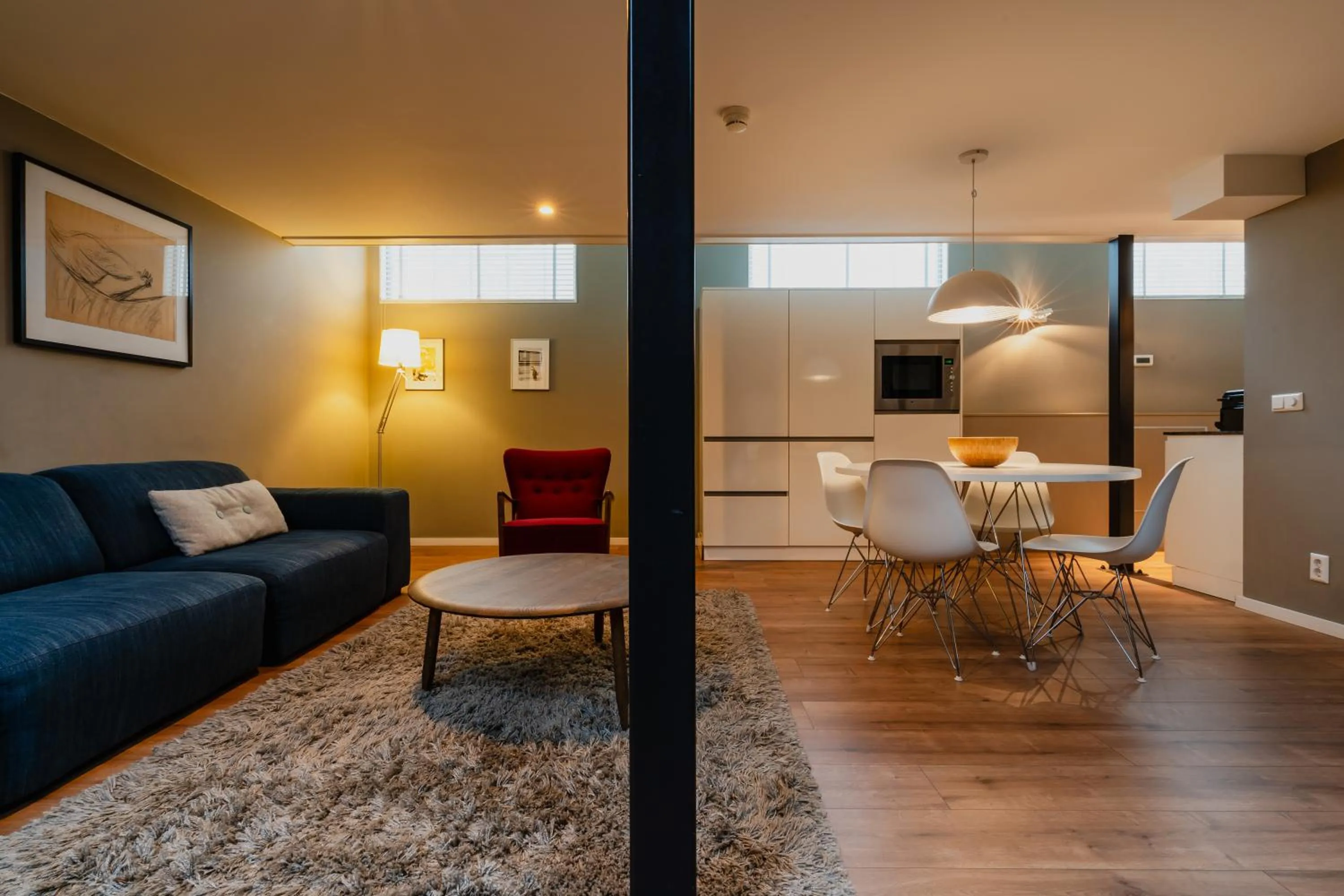 Kitchen or kitchenette in Apartments De Hallen