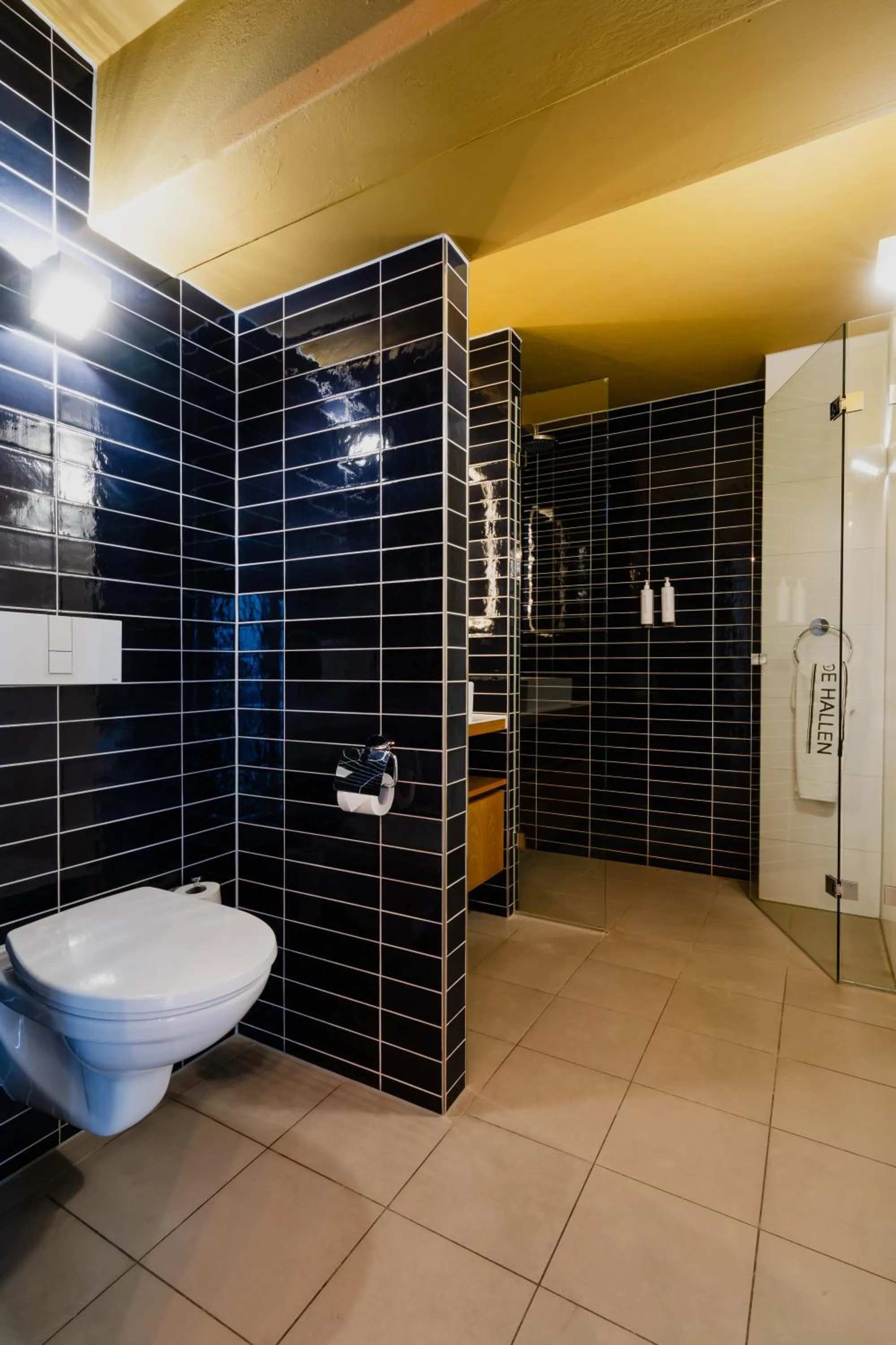 Shower in Apartments De Hallen
