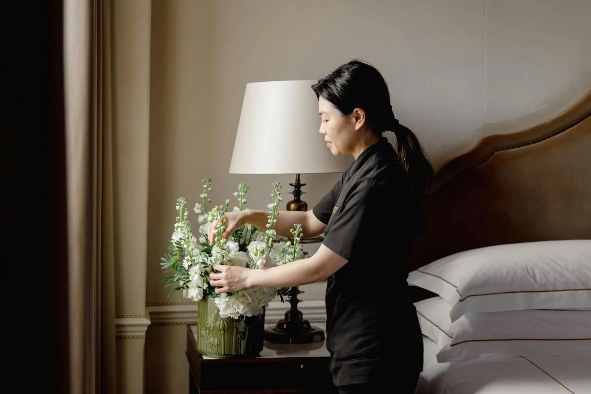 Bedroom, Bed in Egerton House