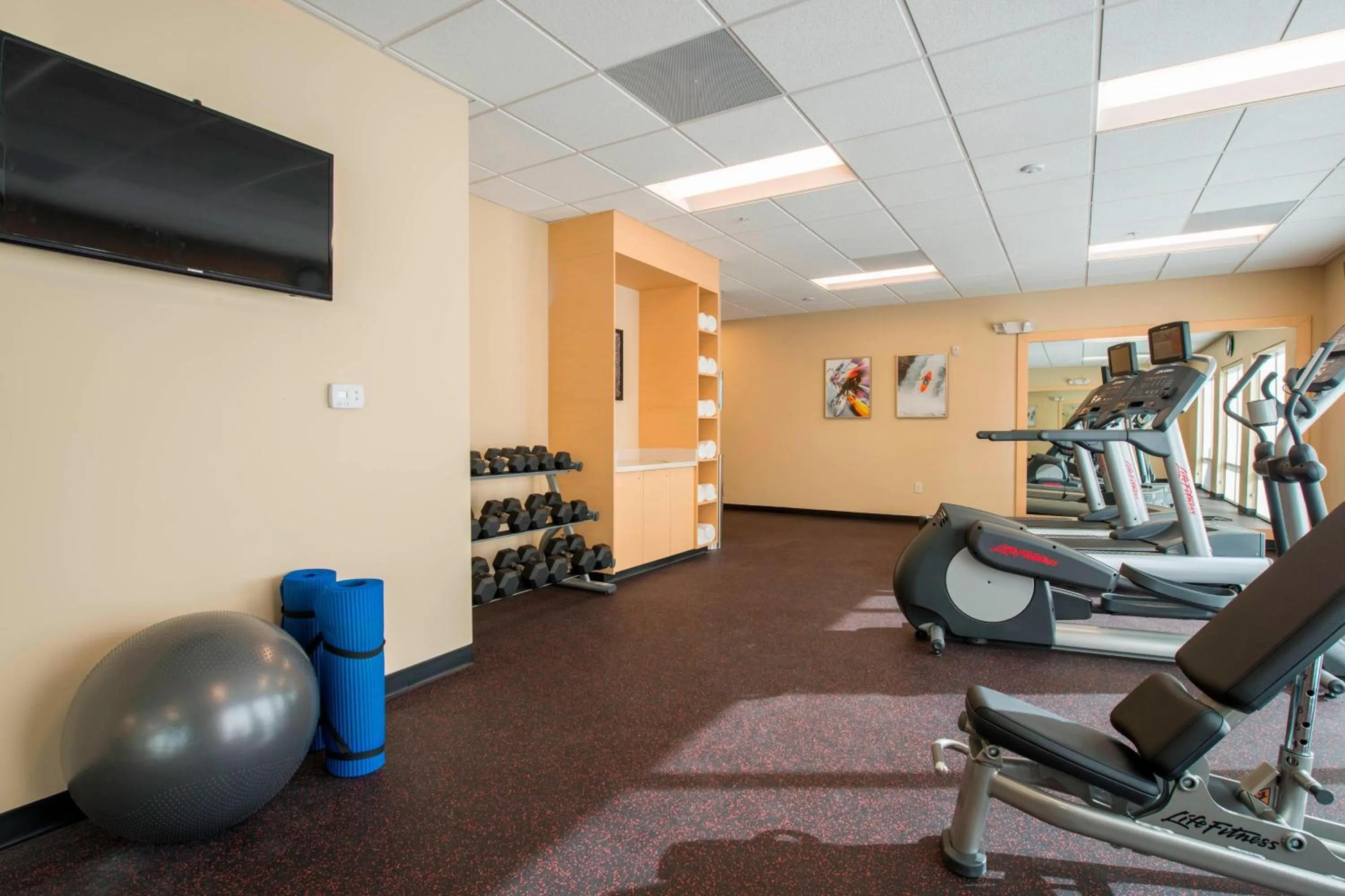 Fitness centre/facilities in TownePlace Suites by Marriott Newnan