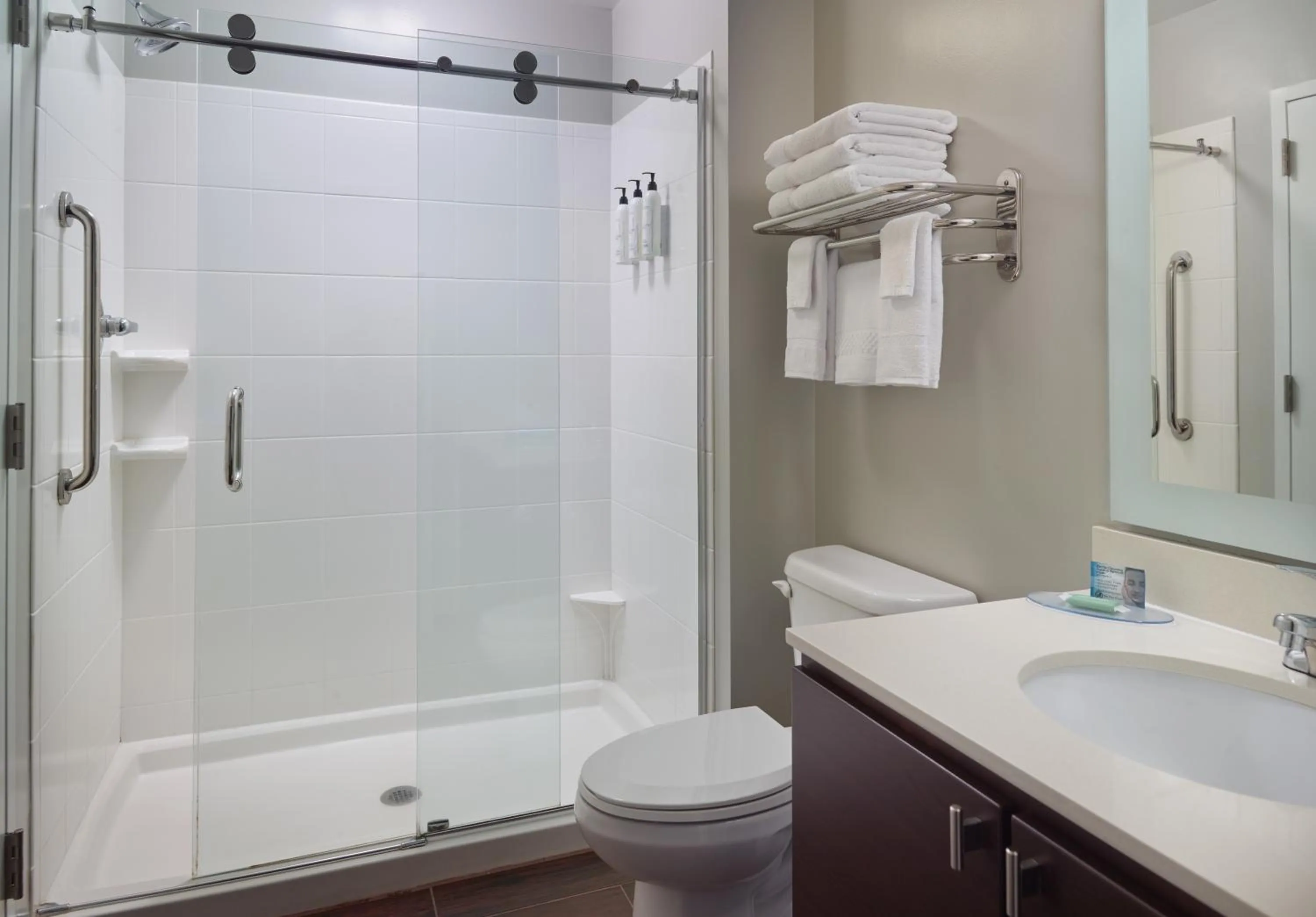 Shower in TownePlace Suites by Marriott Newnan