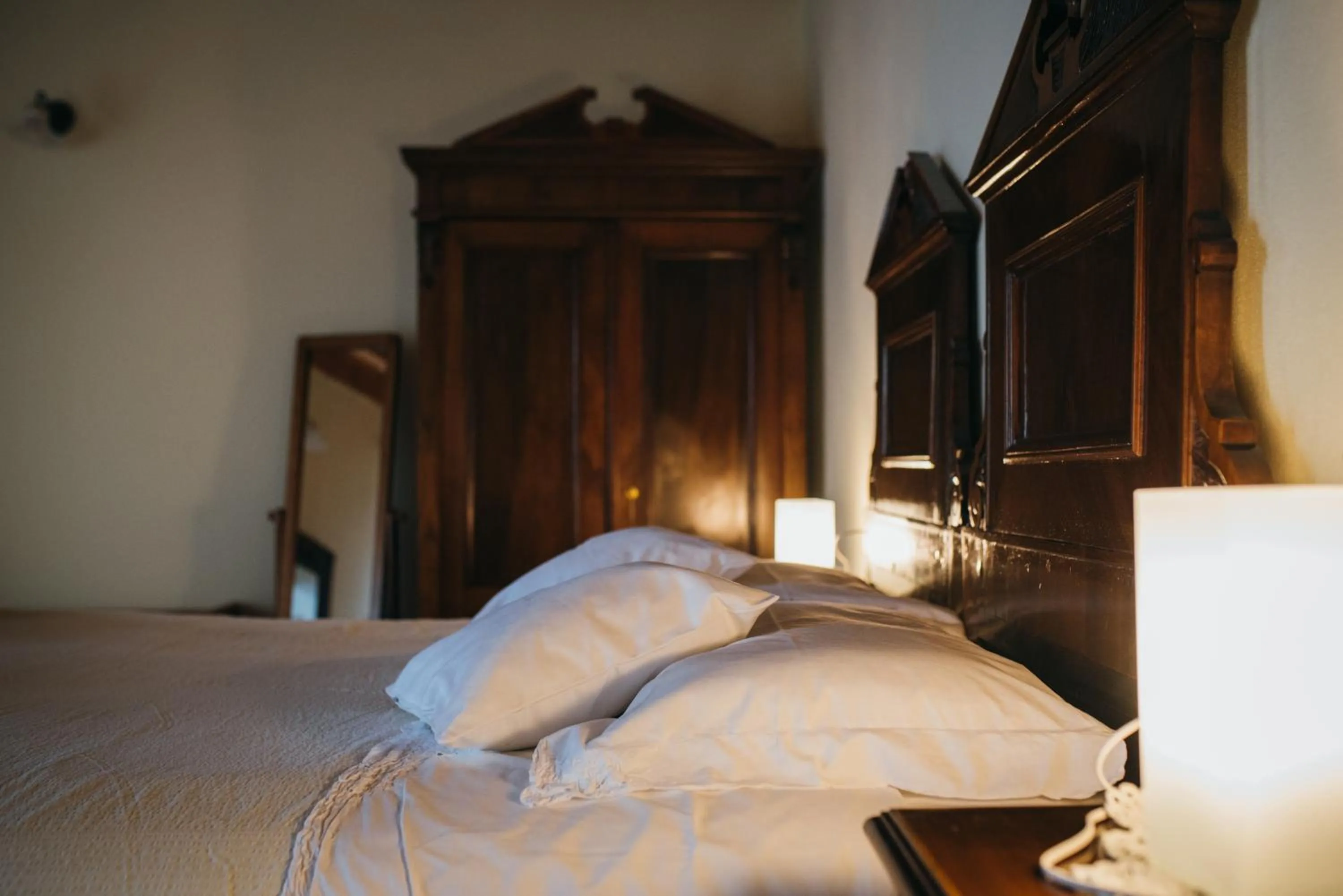 Decorative detail, Bed in B&B Pedelmont