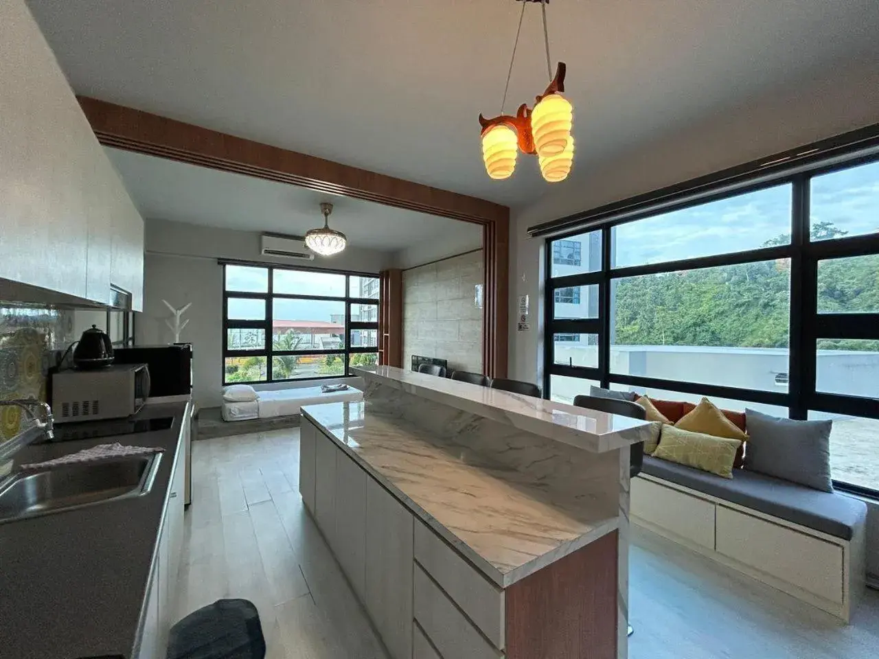 Two-Bedroom Apartment with Ocean View in Jesselton Quay Kota Kinabalu City Centre by LW Suites Two-Bedroom Apartment with Ocean View in Jesselton Quay Kota Kinabalu City Centre by LW Suites