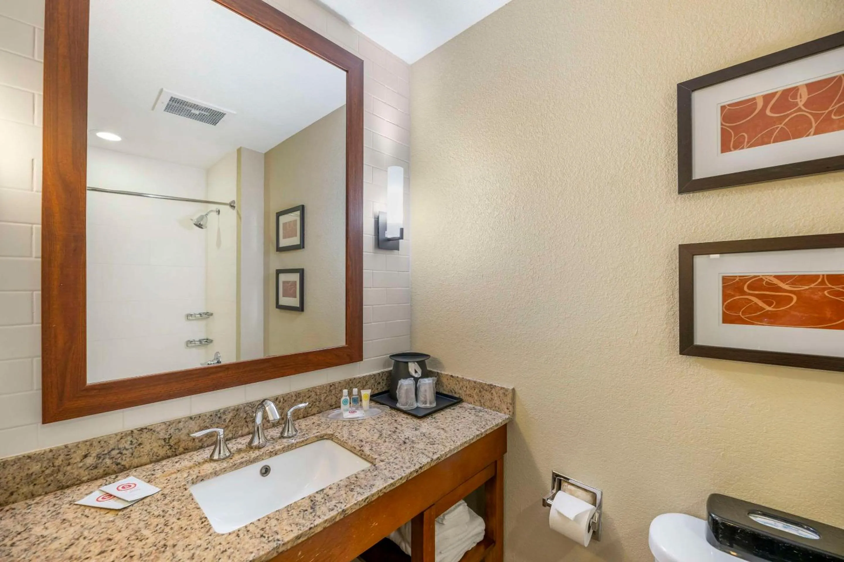 Bathroom in Comfort Suites Carlsbad