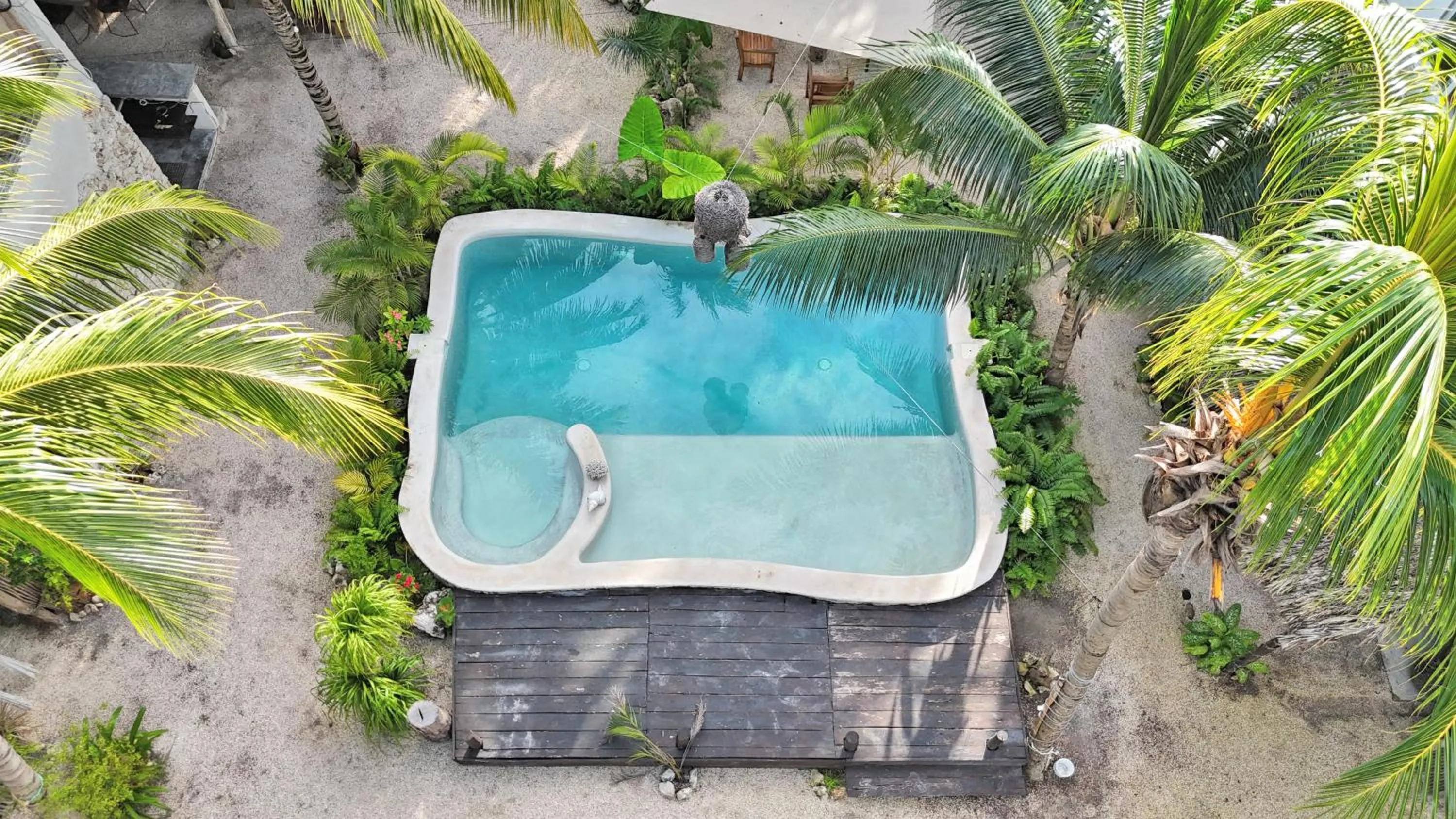 Swimming pool in Casa Maria Bonita Hotel & Restaurant El Cuyo by Spot Rentals