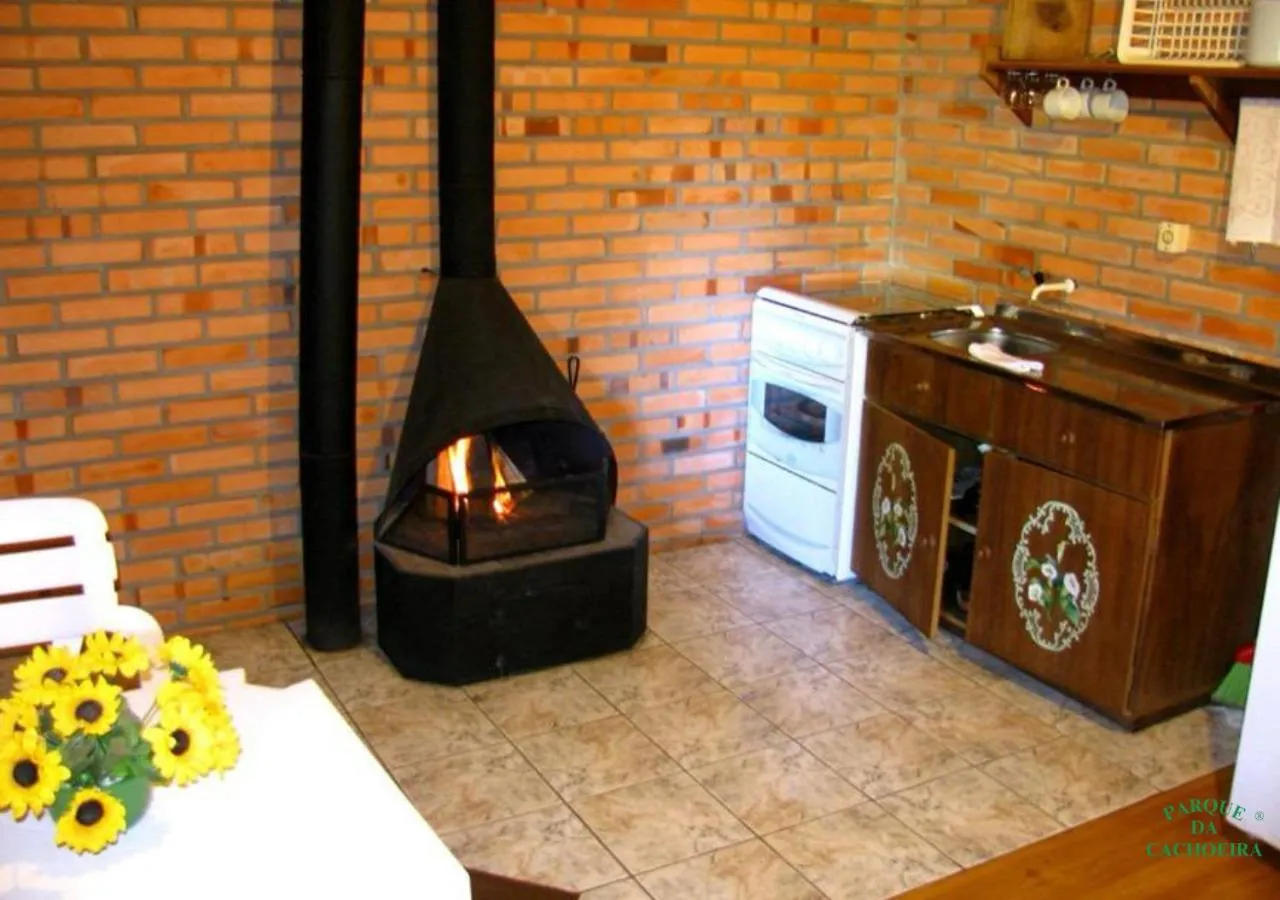 Kitchen or kitchenette in Parque Da Cachoeira