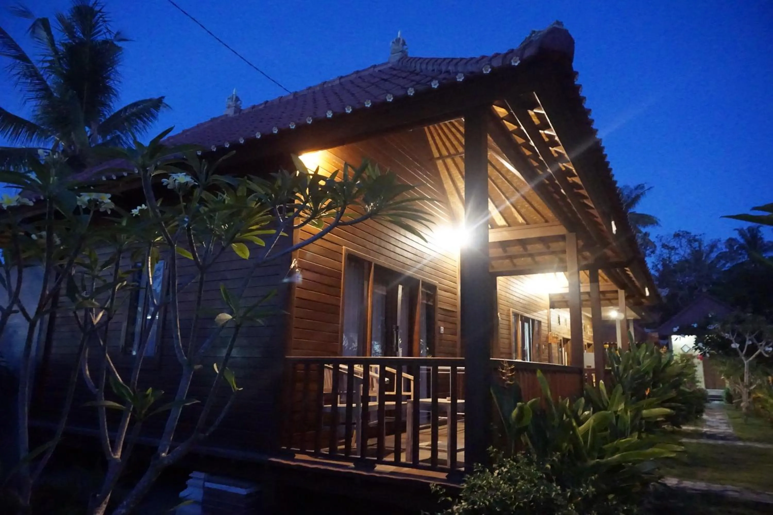 Decorative detail in Nyoman Guesthouse and Grill