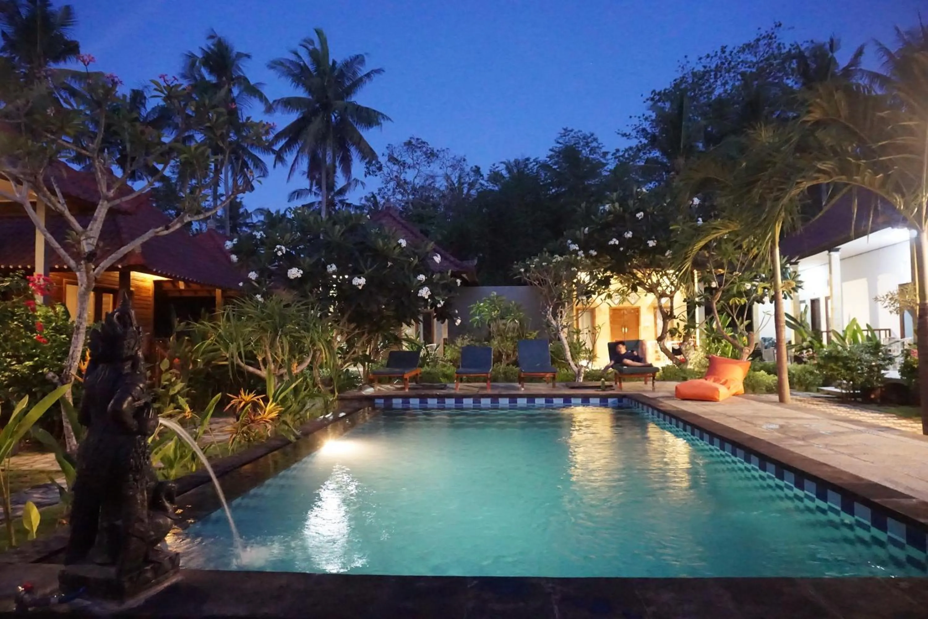 Swimming pool in Nyoman Guesthouse and Grill