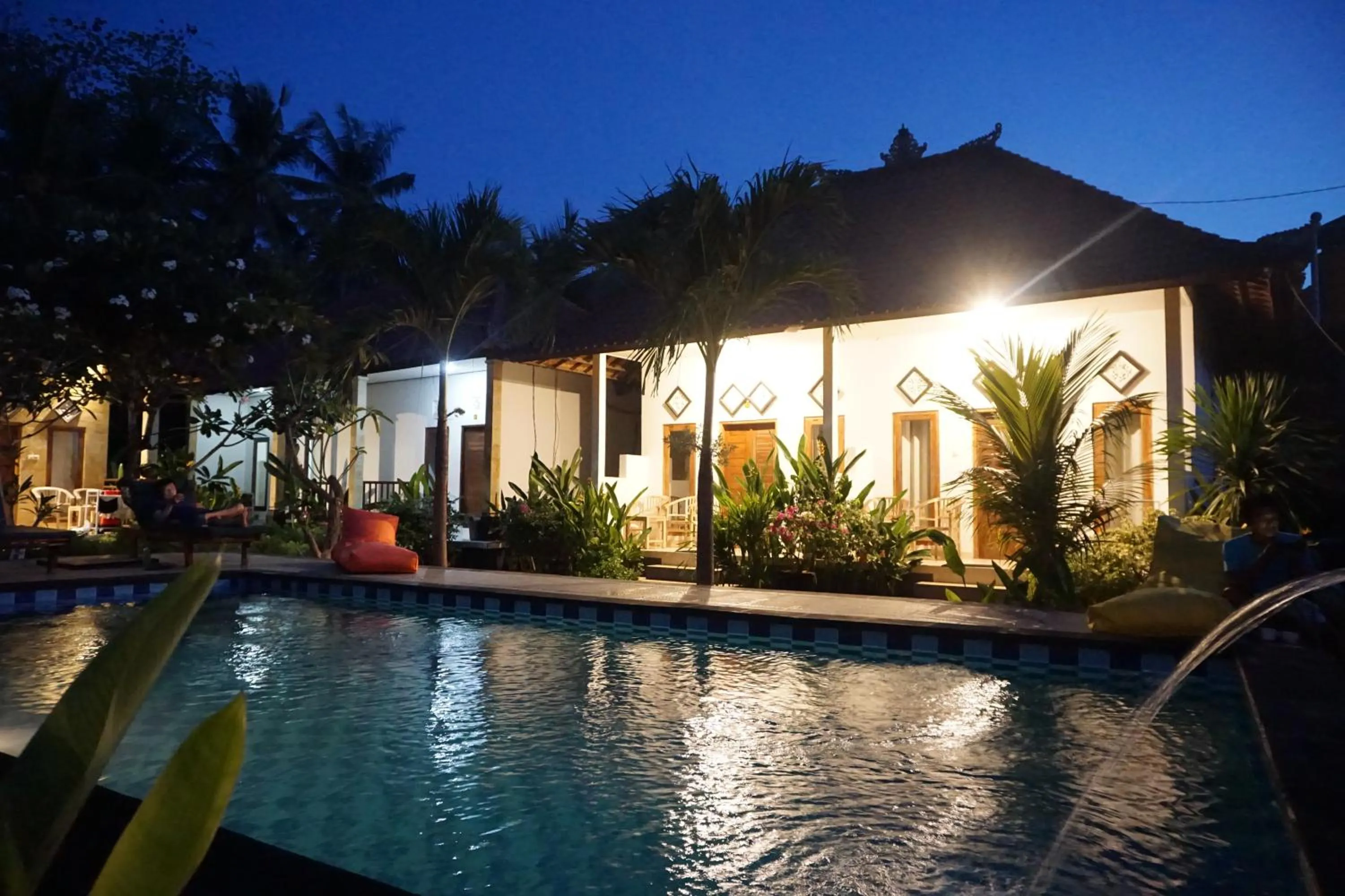 Swimming pool in Nyoman Guesthouse and Grill