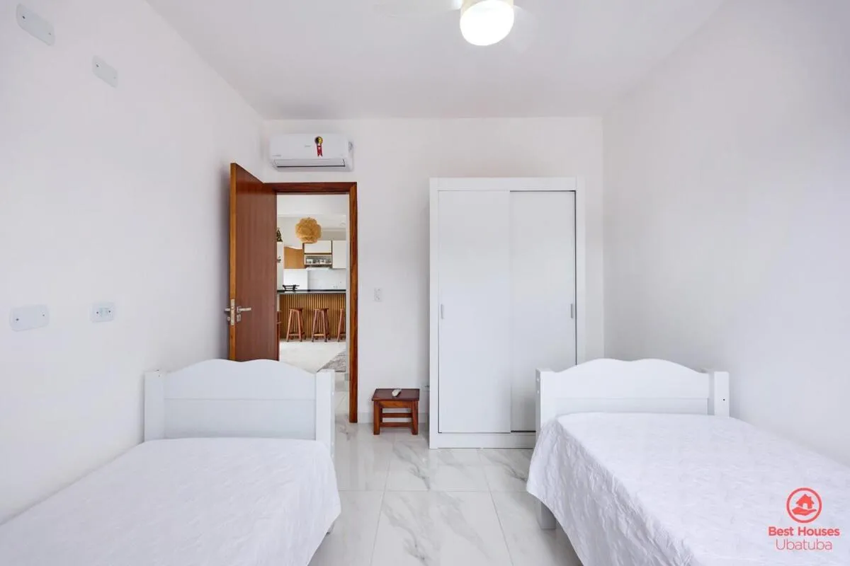 Bed in BH42 · BH42: Cobertura com AR, Churrasqueira e Piscina