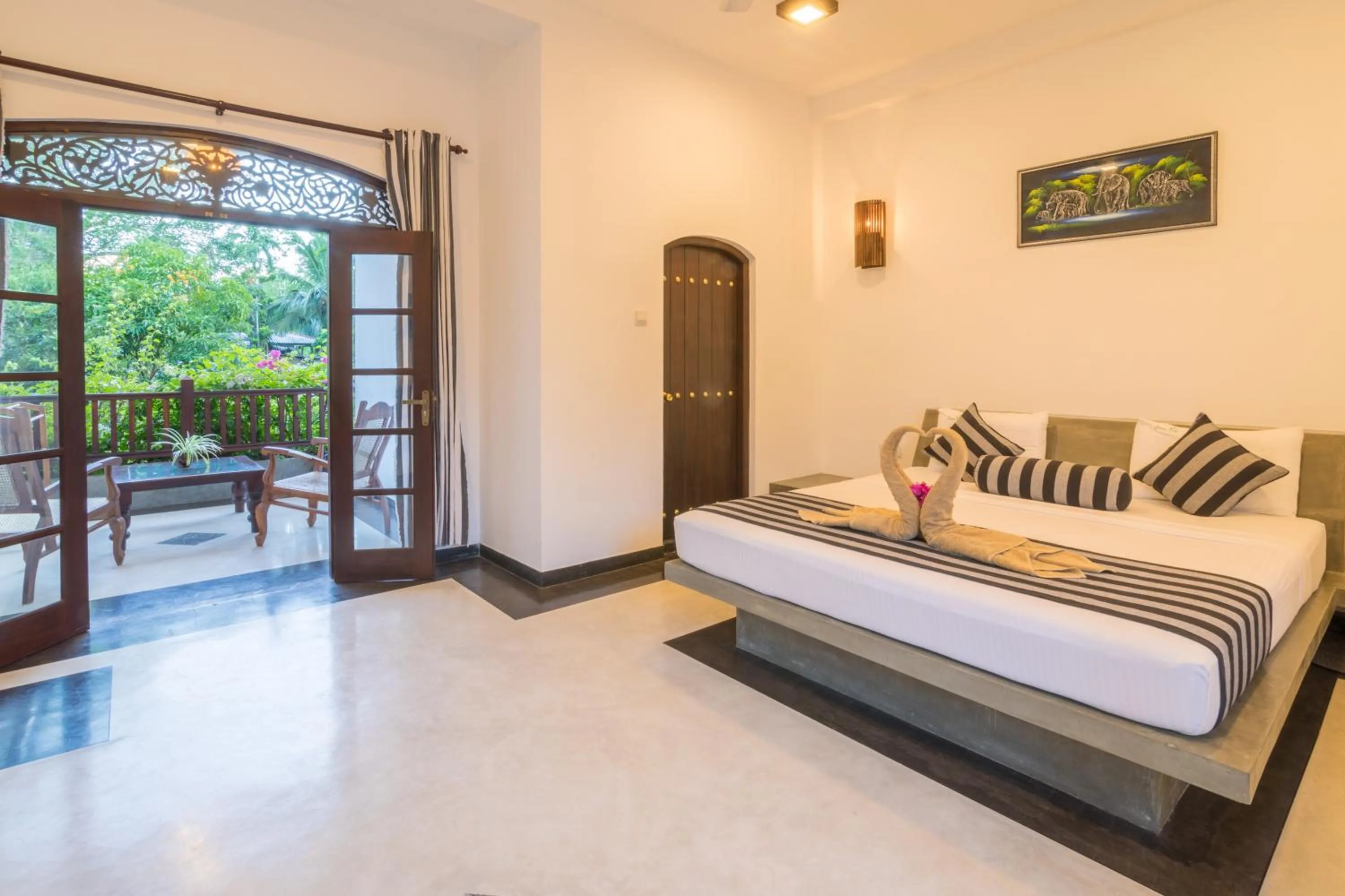 Photo of the whole room, Bed in Green Villa Unawatuna