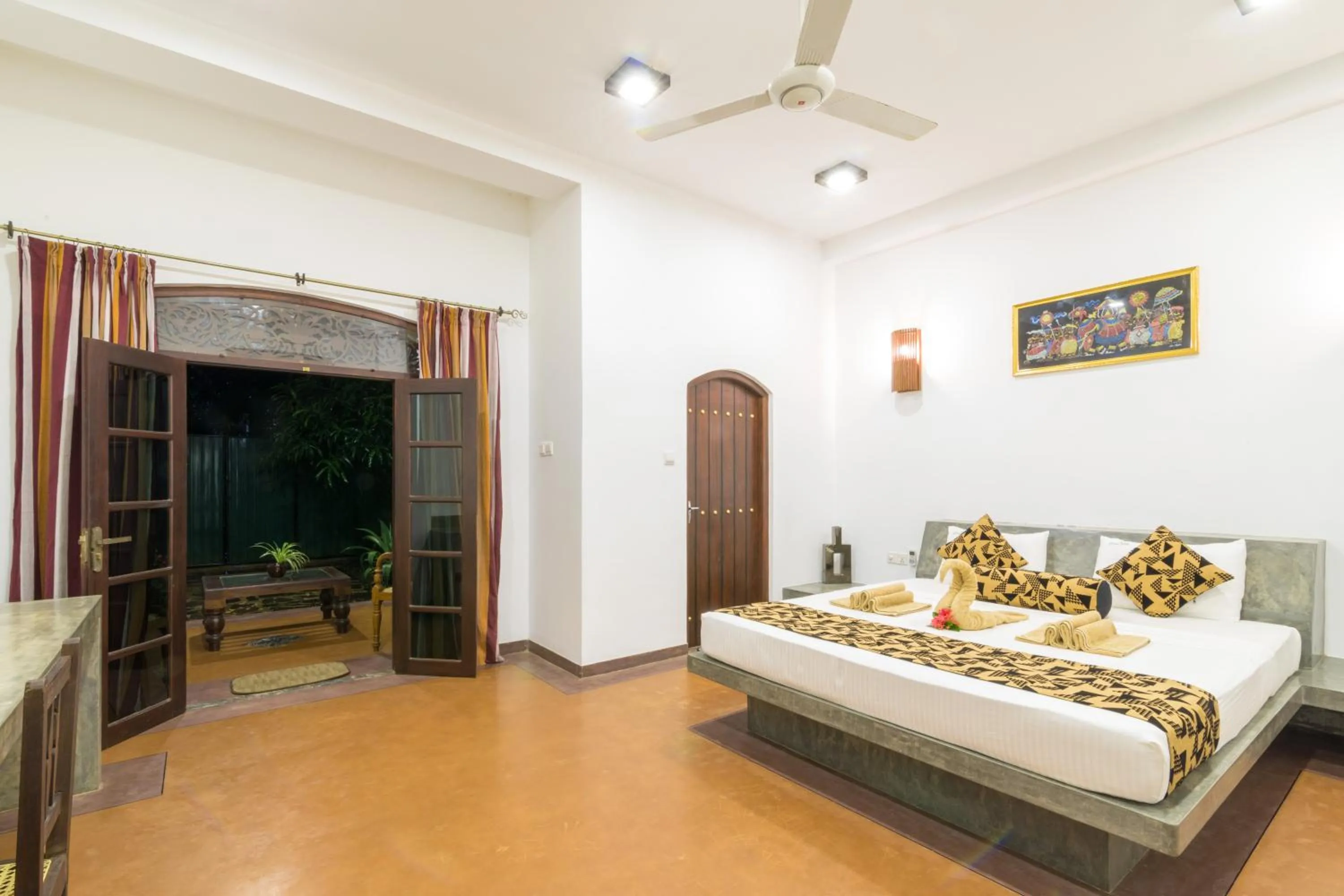 Photo of the whole room, Bed in Green Villa Unawatuna