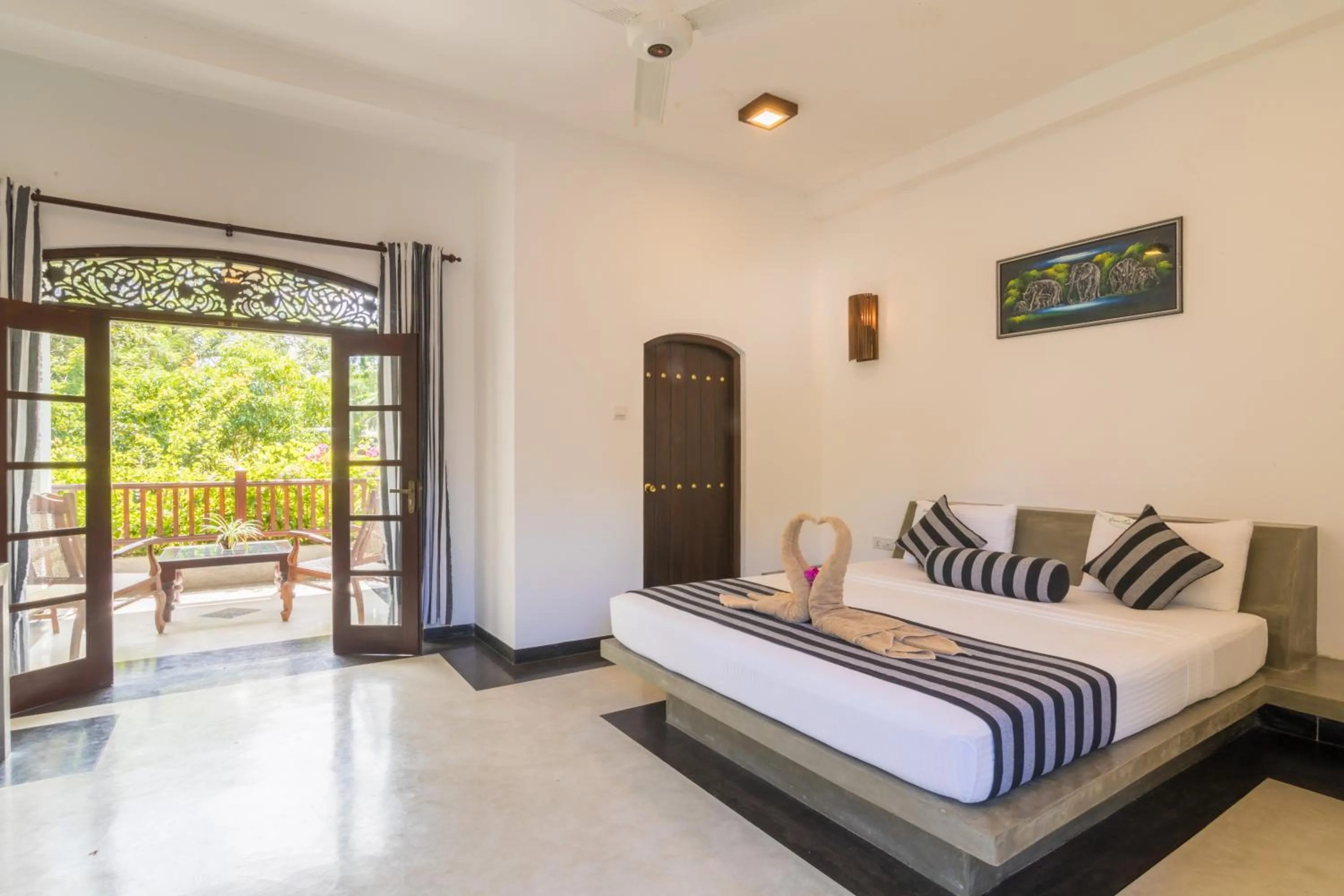 Photo of the whole room, Bed in Green Villa Unawatuna
