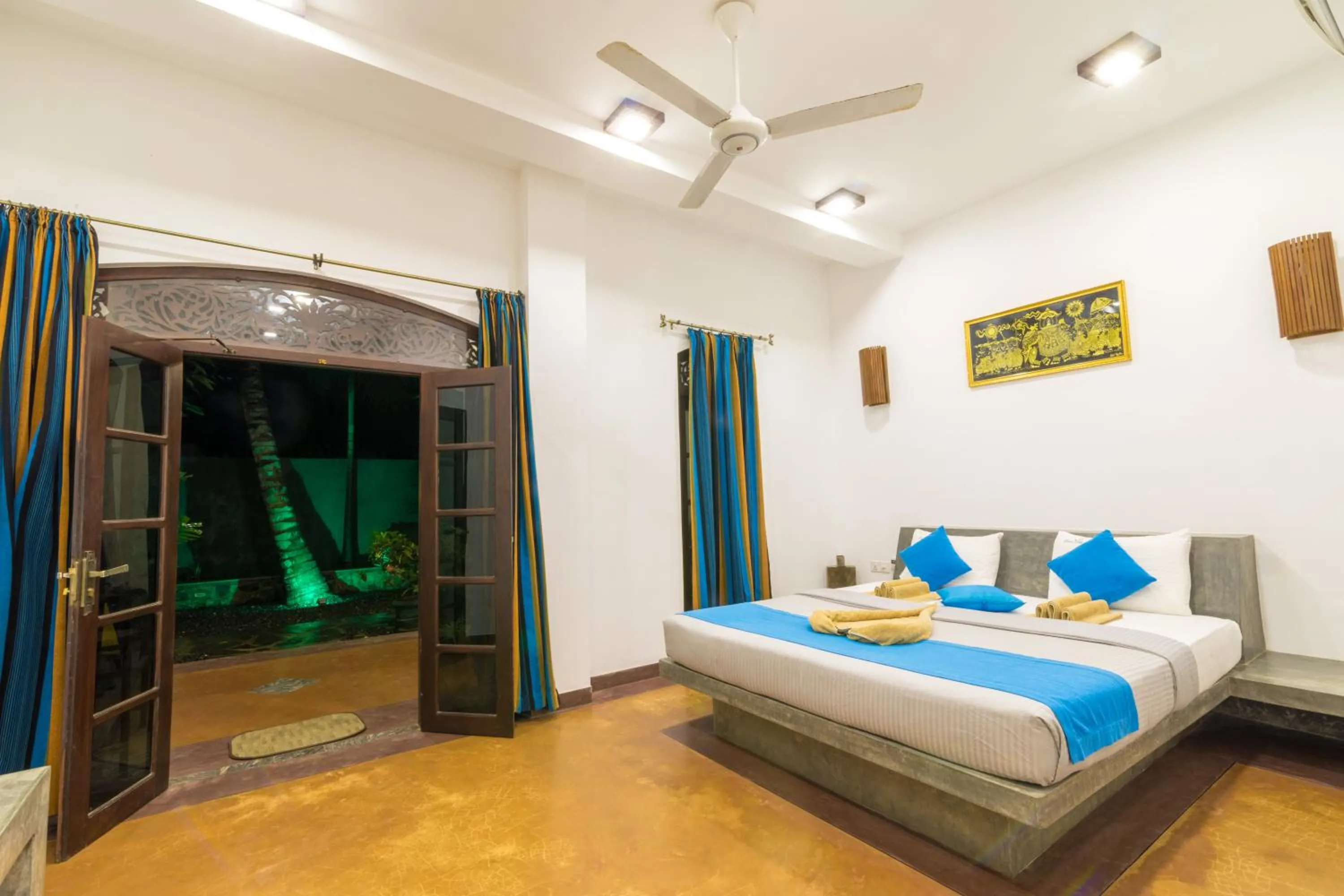 Photo of the whole room, Bed in Green Villa Unawatuna